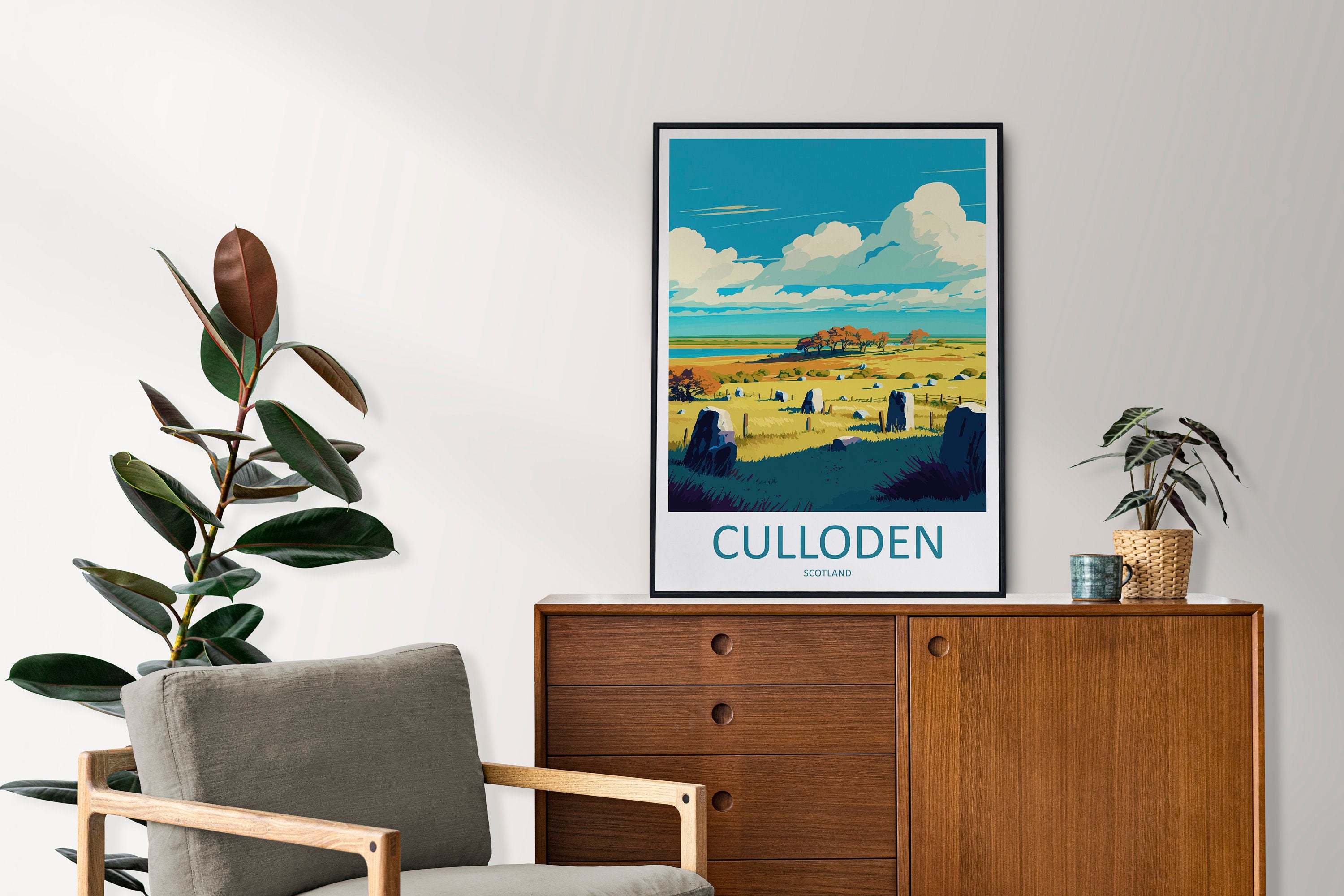 Culloden Travel Print