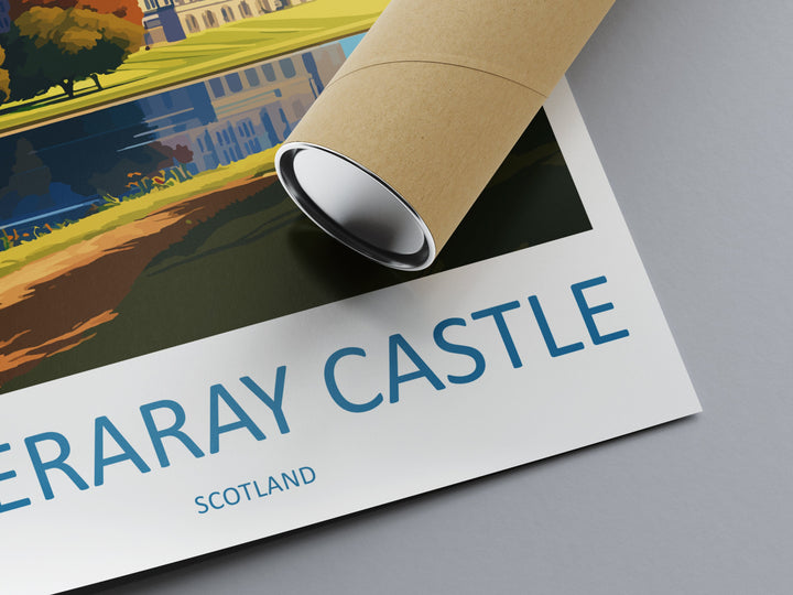 Inveraray Castle Travel Print Wall Art Inveraray Castle Wall Hanging Home Décor Inveraray Castle Gift Art Lovers Scotland Art Lover Gift