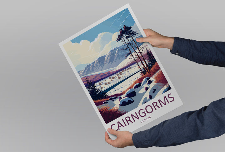 Cairngorms Travel Print Wall Art Cairngorms Wall Hanging Home Décor Cairngorms Gift Art Lovers Scotland Art Lover Gift Cairngorms Poster