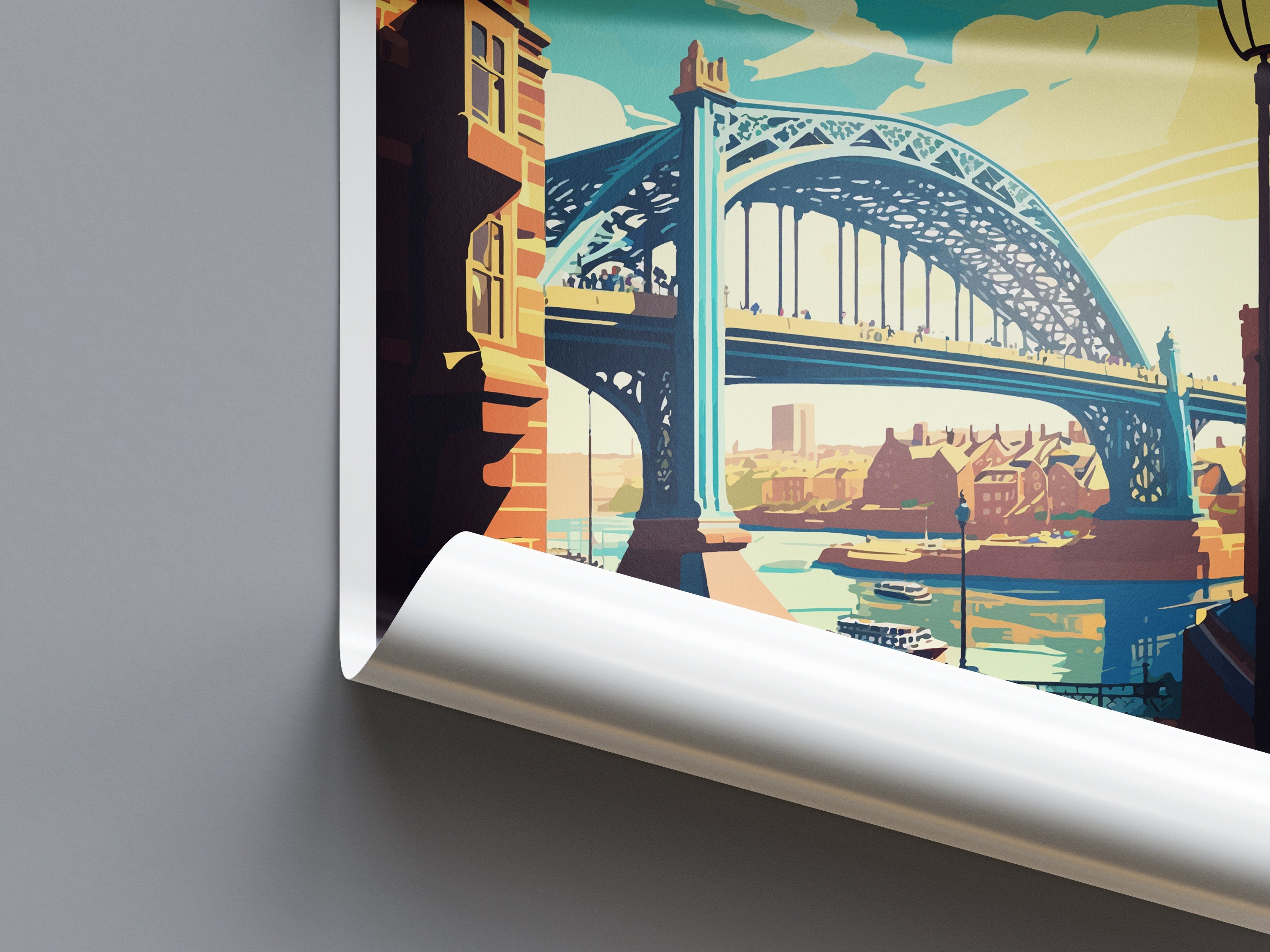 Newcastle Travel Print