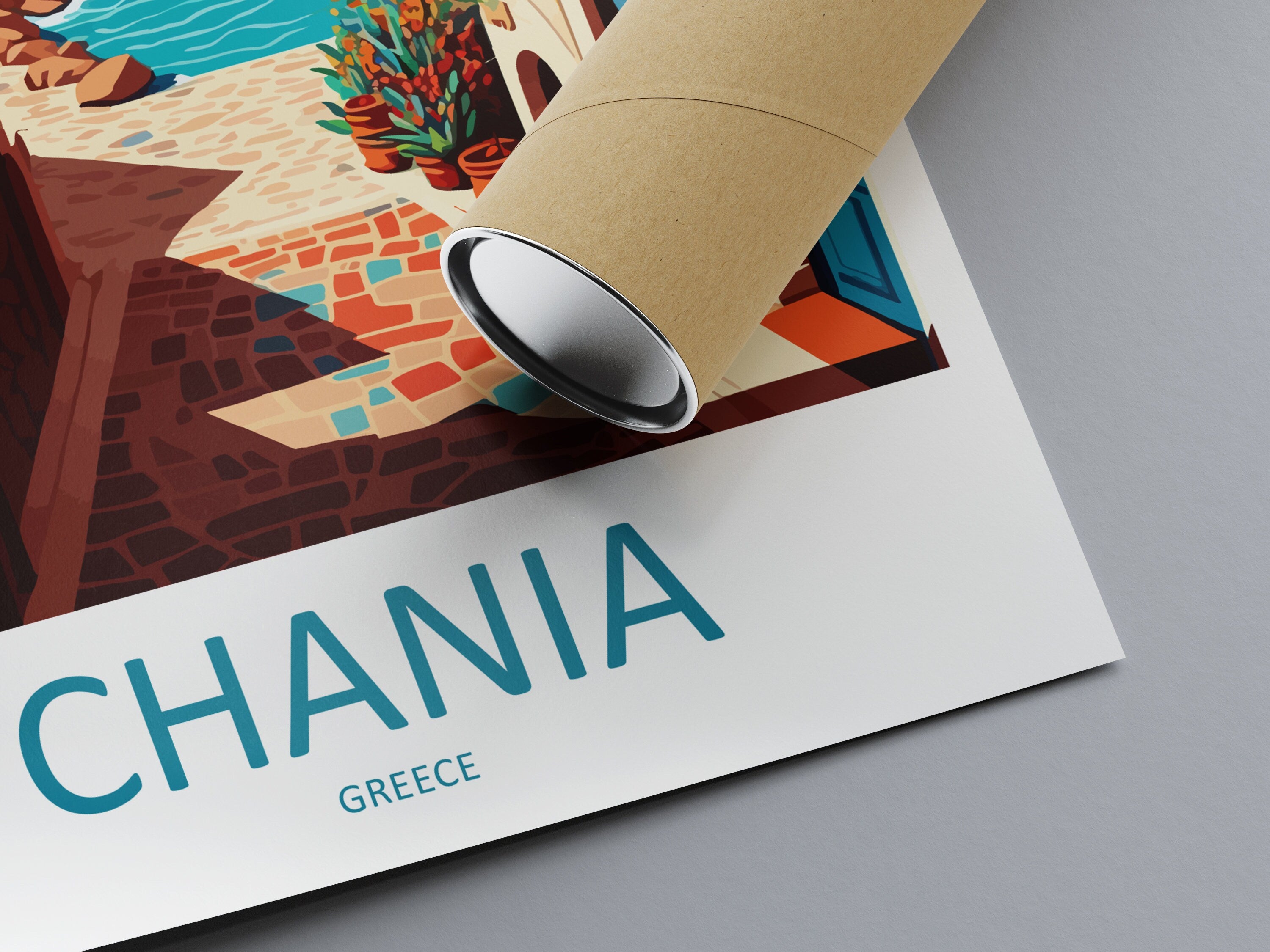 Chania Travel Print