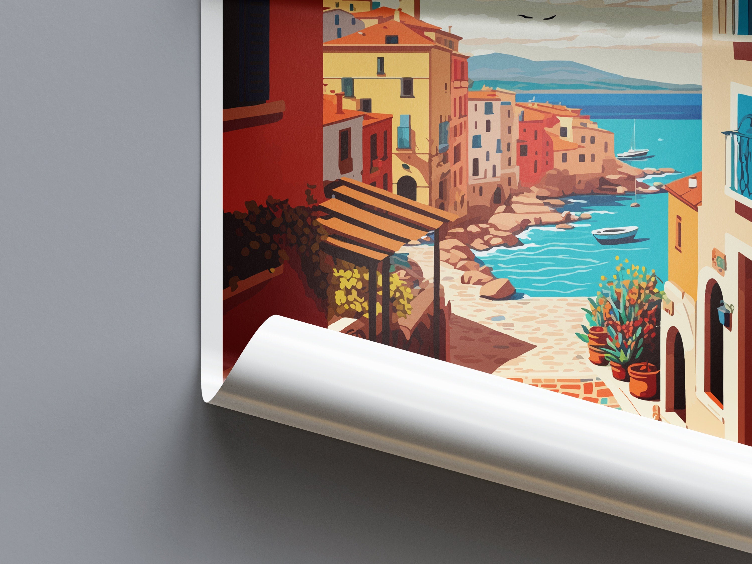 Chania Travel Print