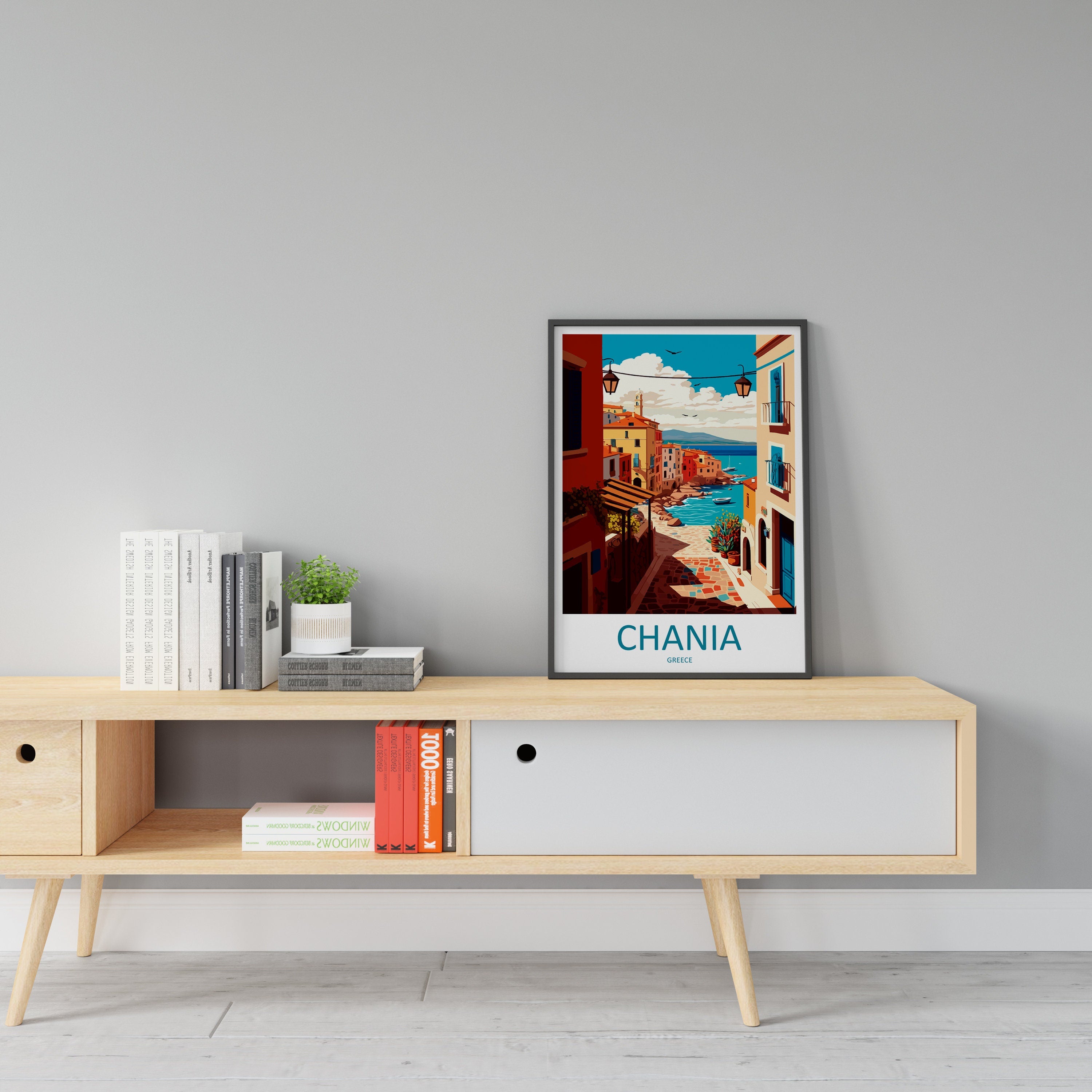 Chania Travel Print