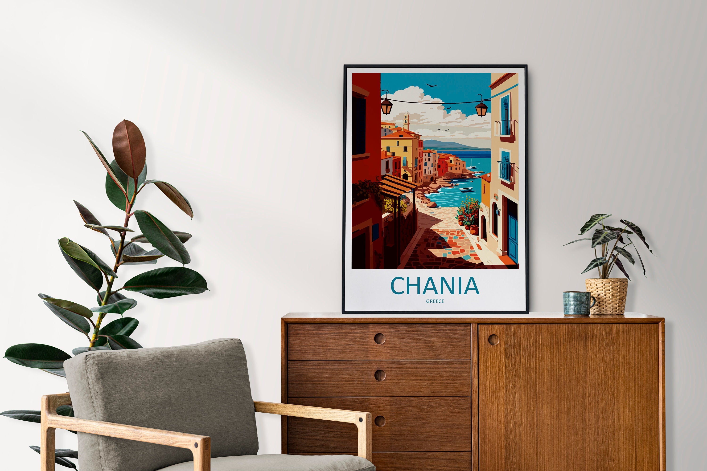 Chania Travel Print