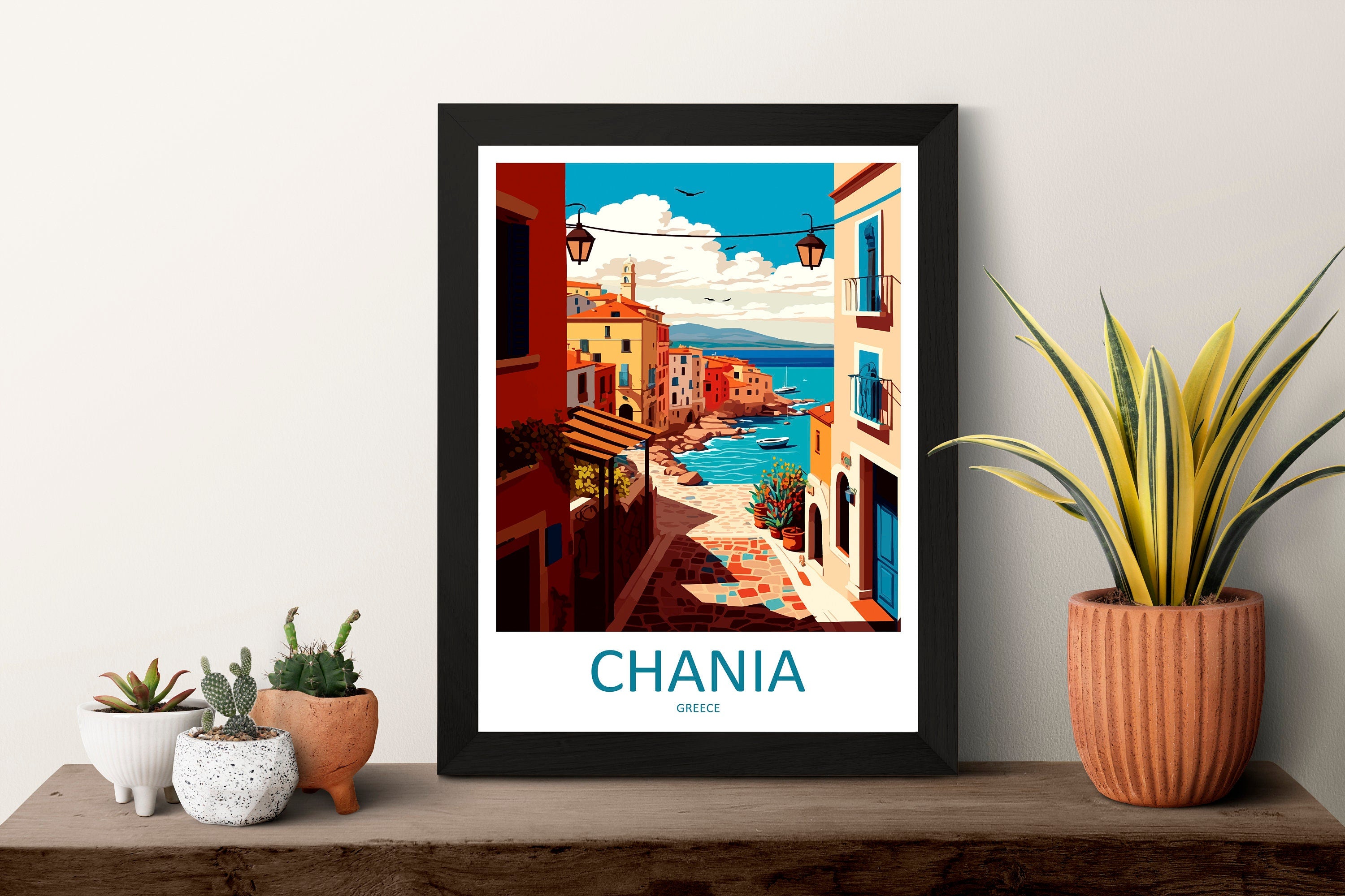 Chania Travel Print