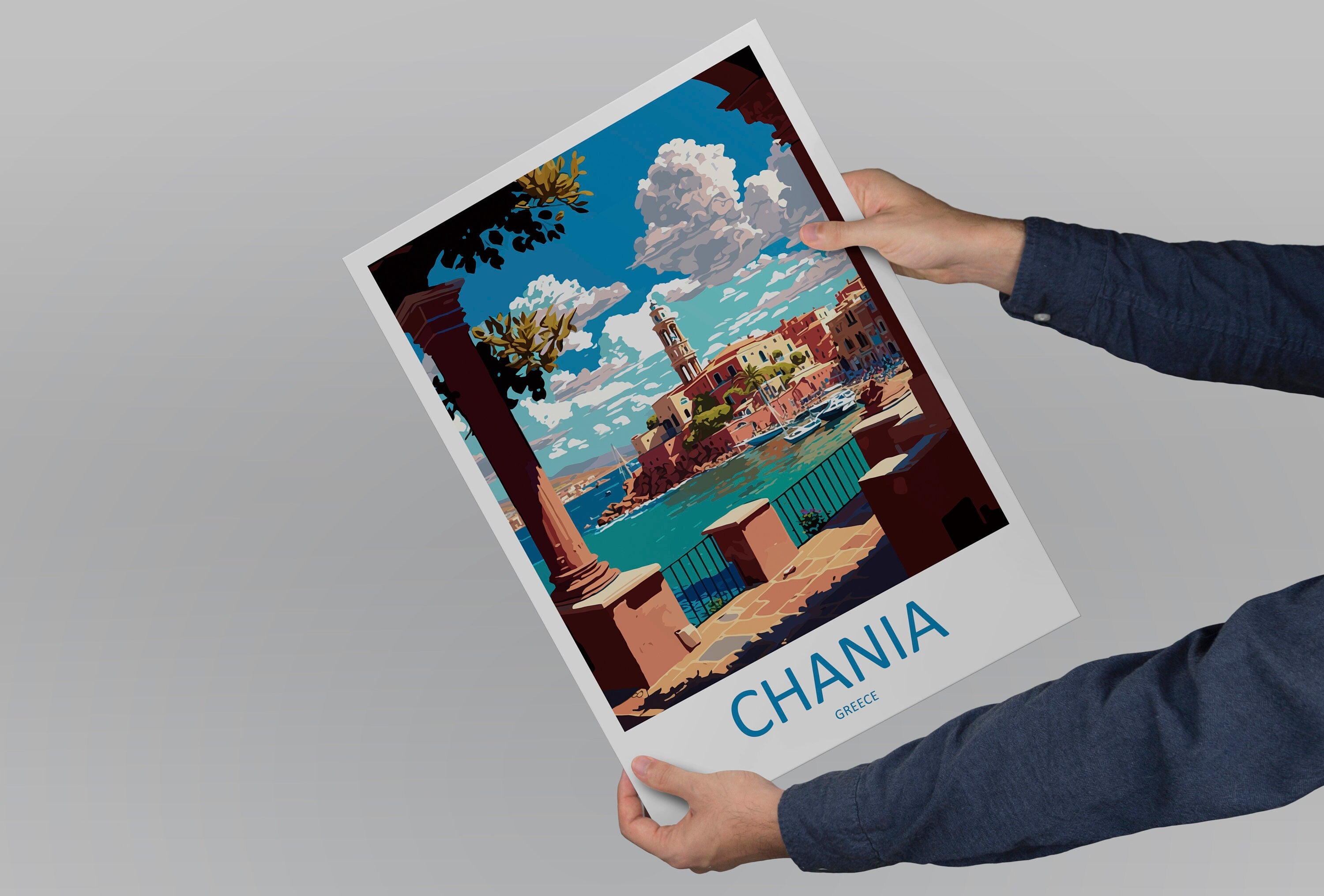 Chania Travel Print