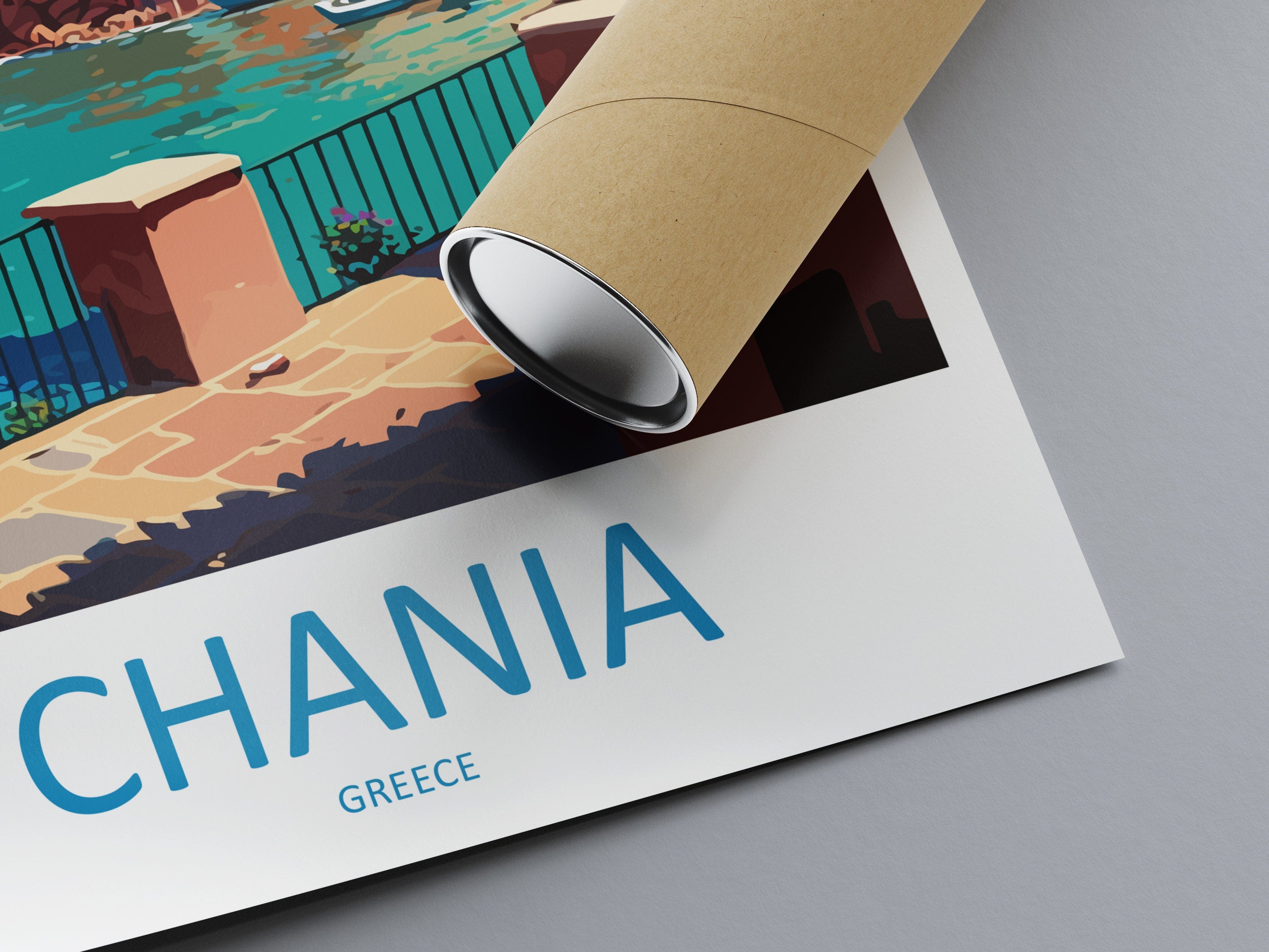 Chania Travel Print