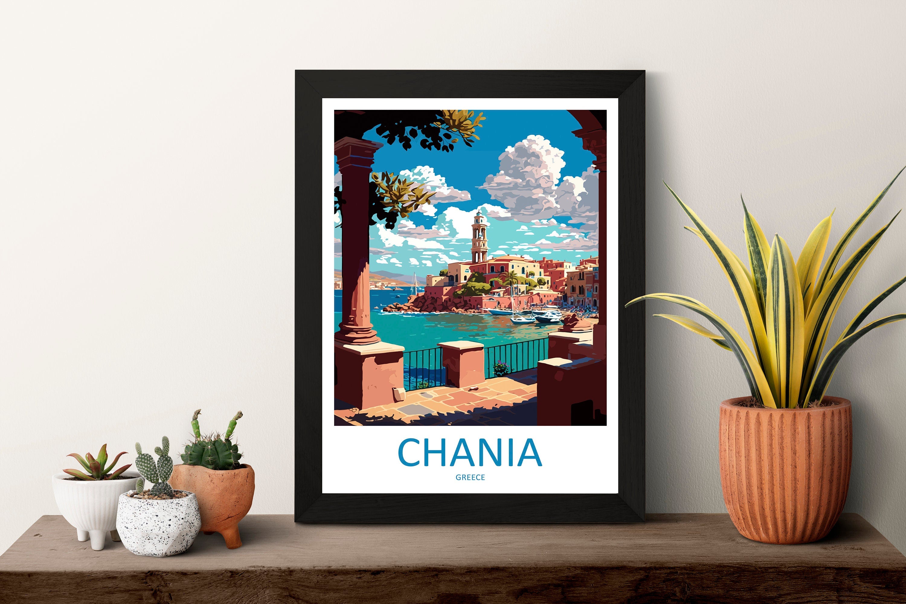 Chania Travel Print