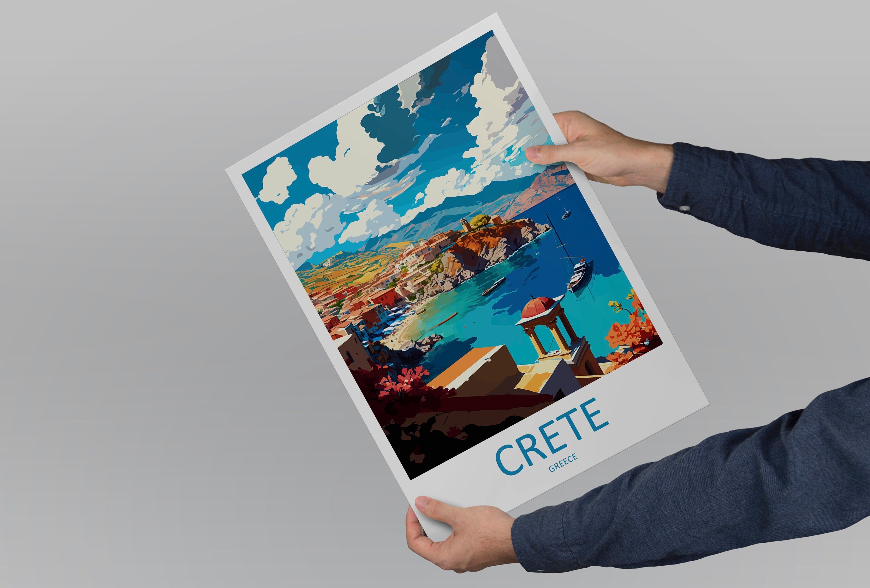 Crete Travel Print