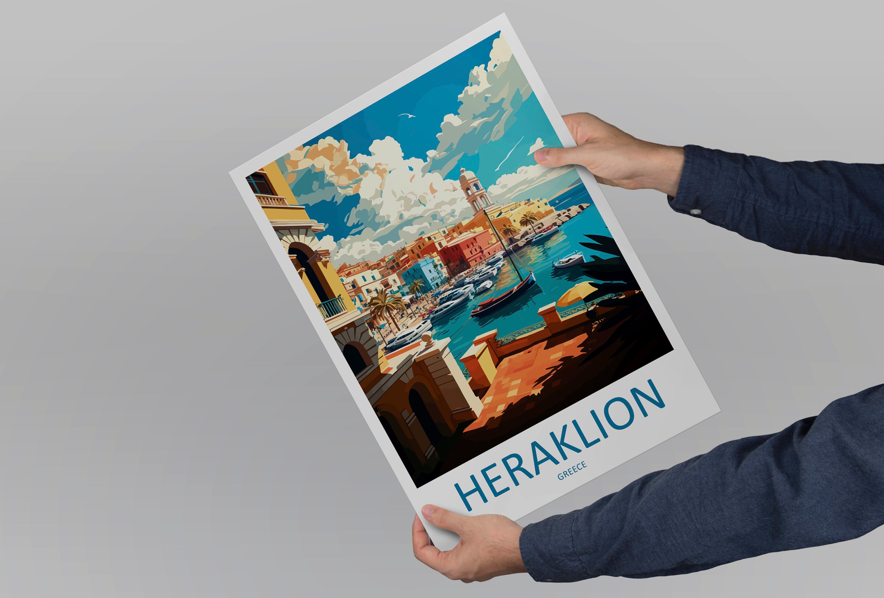 Heraklion Travel Print