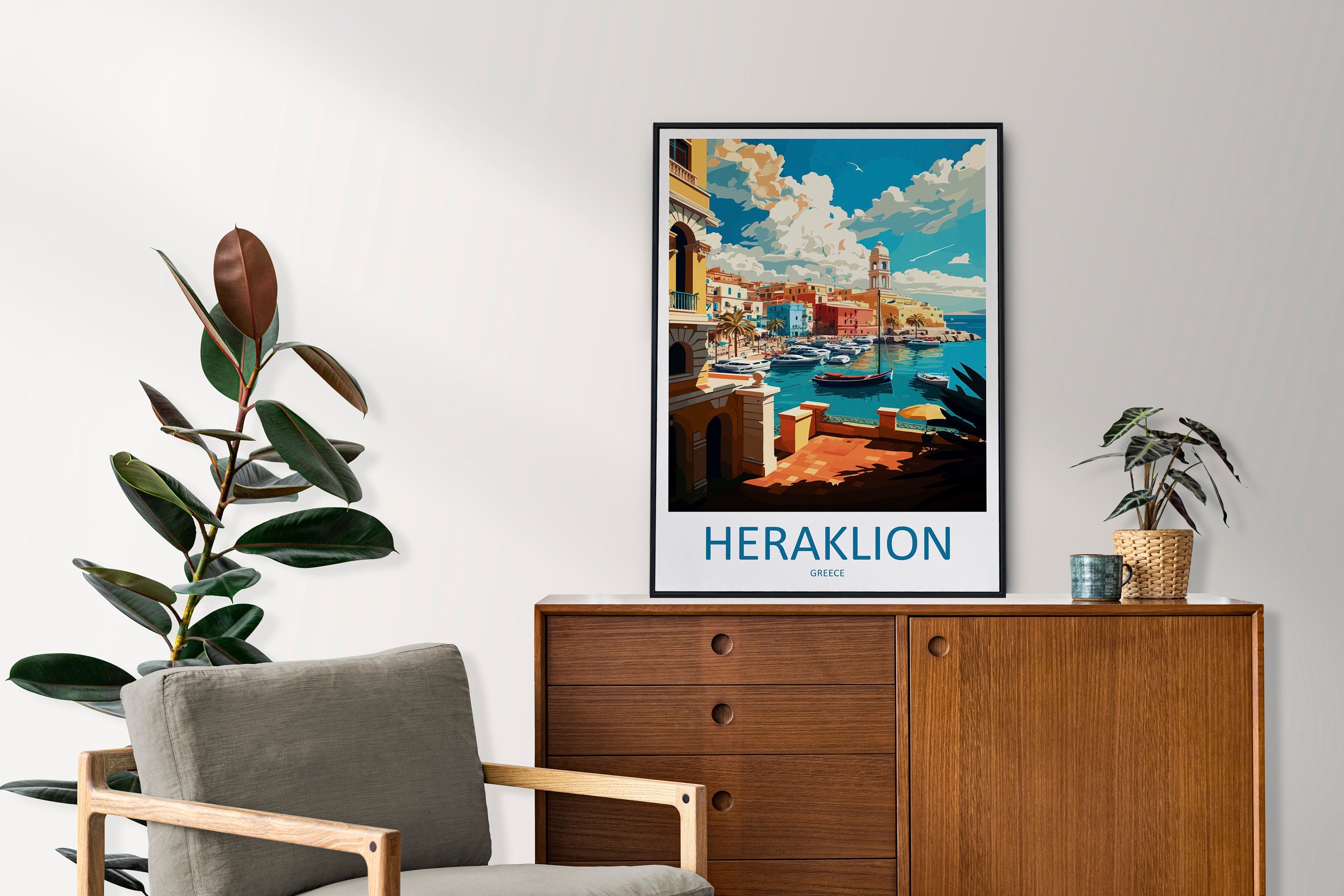 Heraklion Travel Print