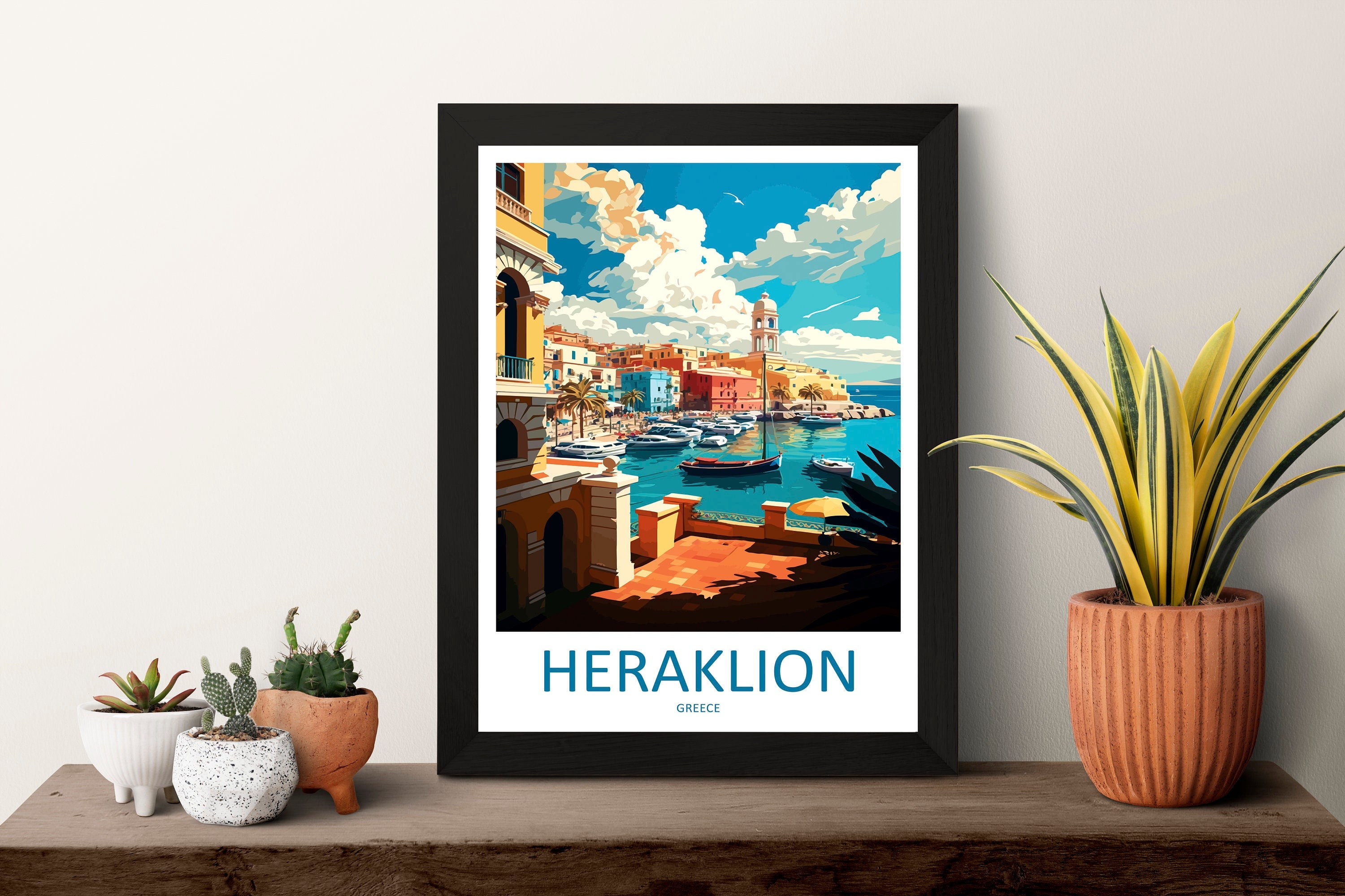 Heraklion Travel Print