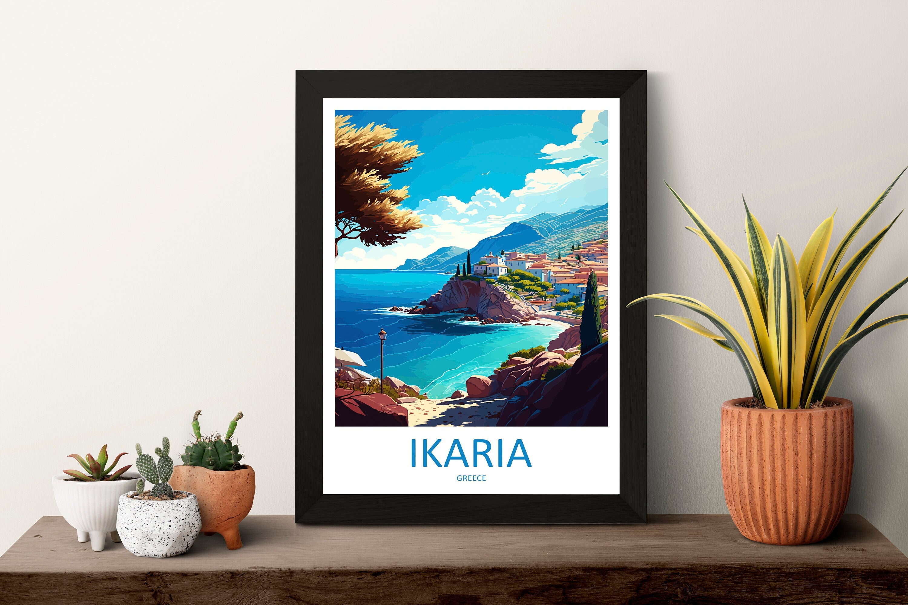 Ikaria Travel Print