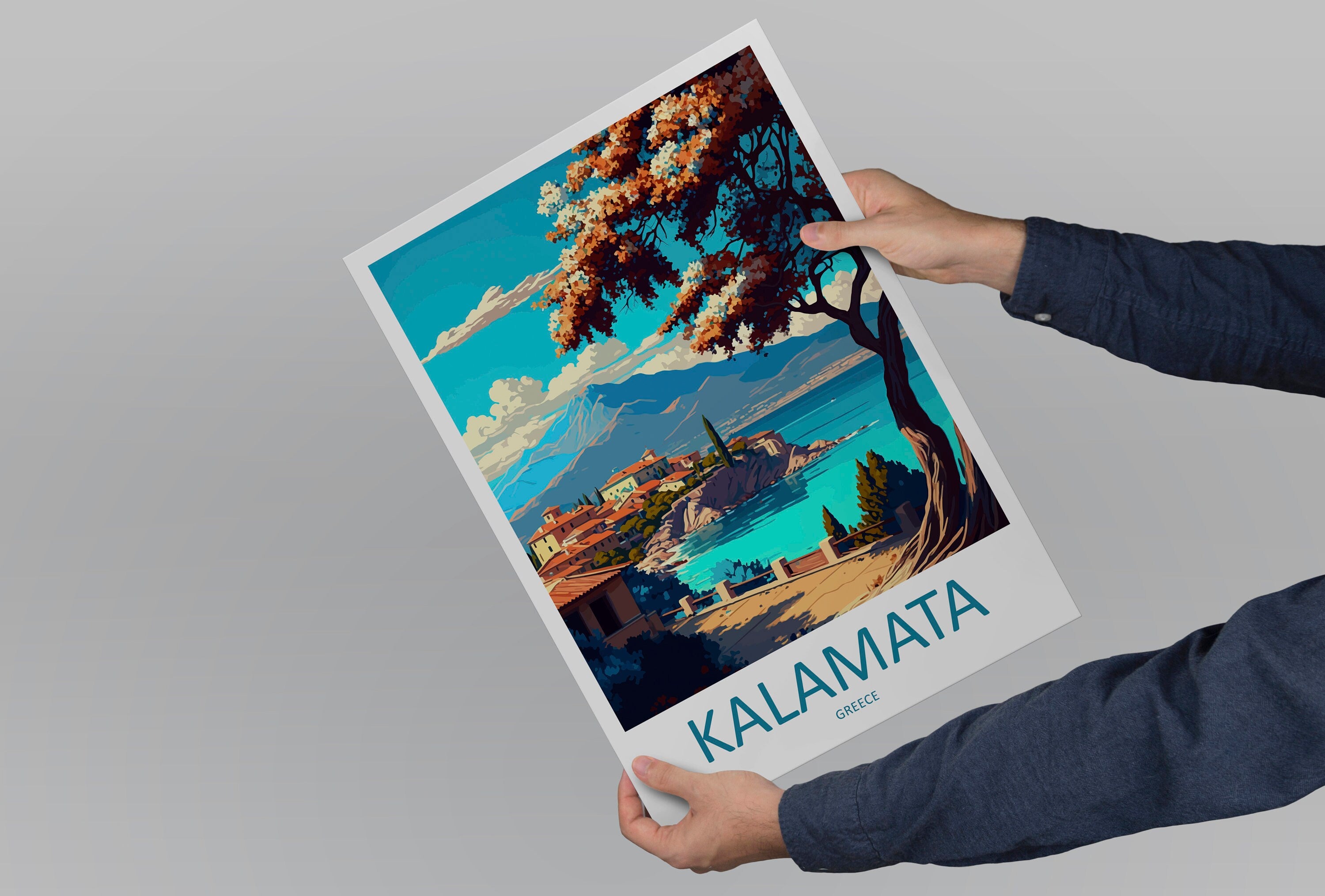 Kalamata Travel Print