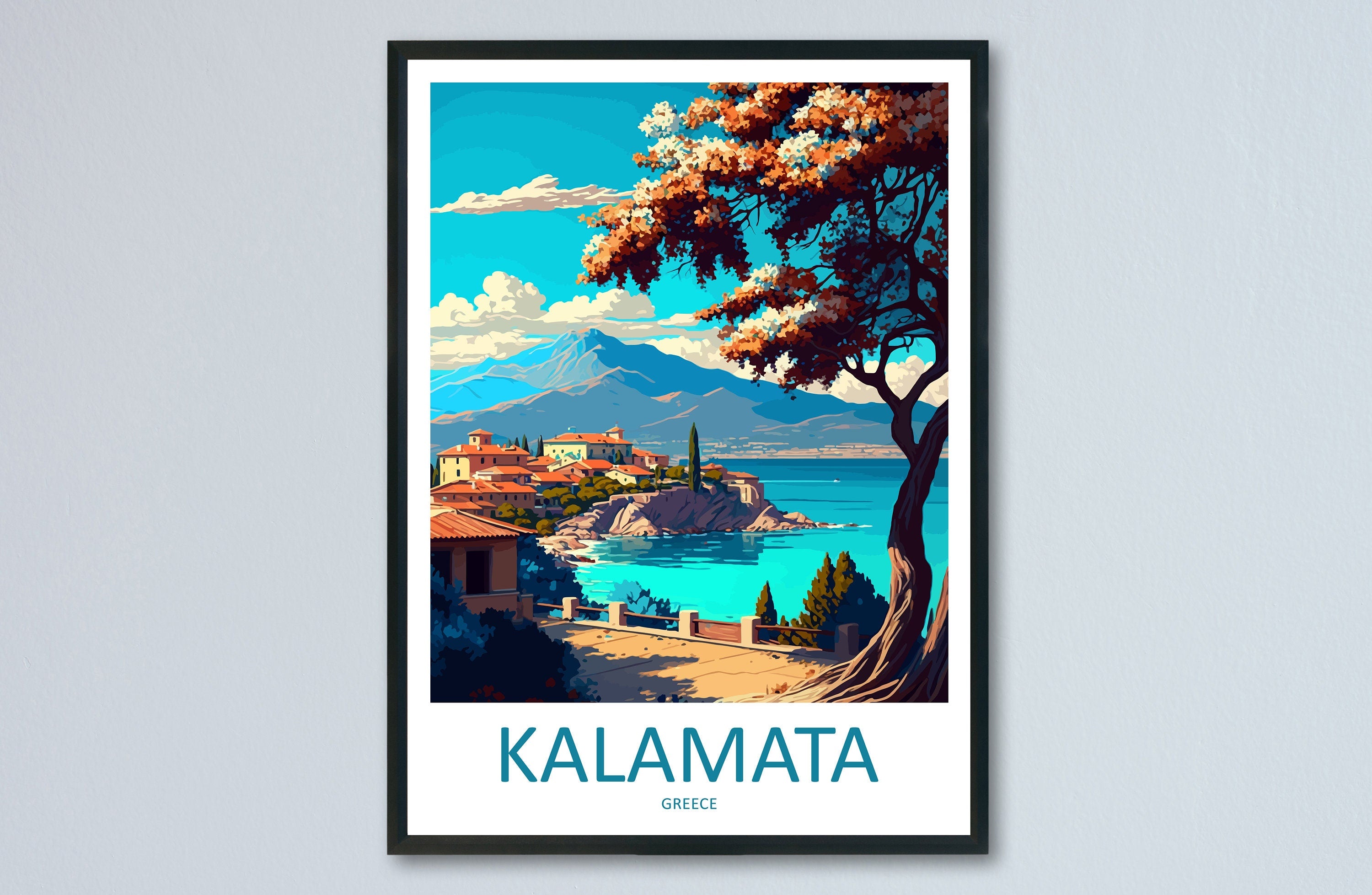 Kalamata Travel Print