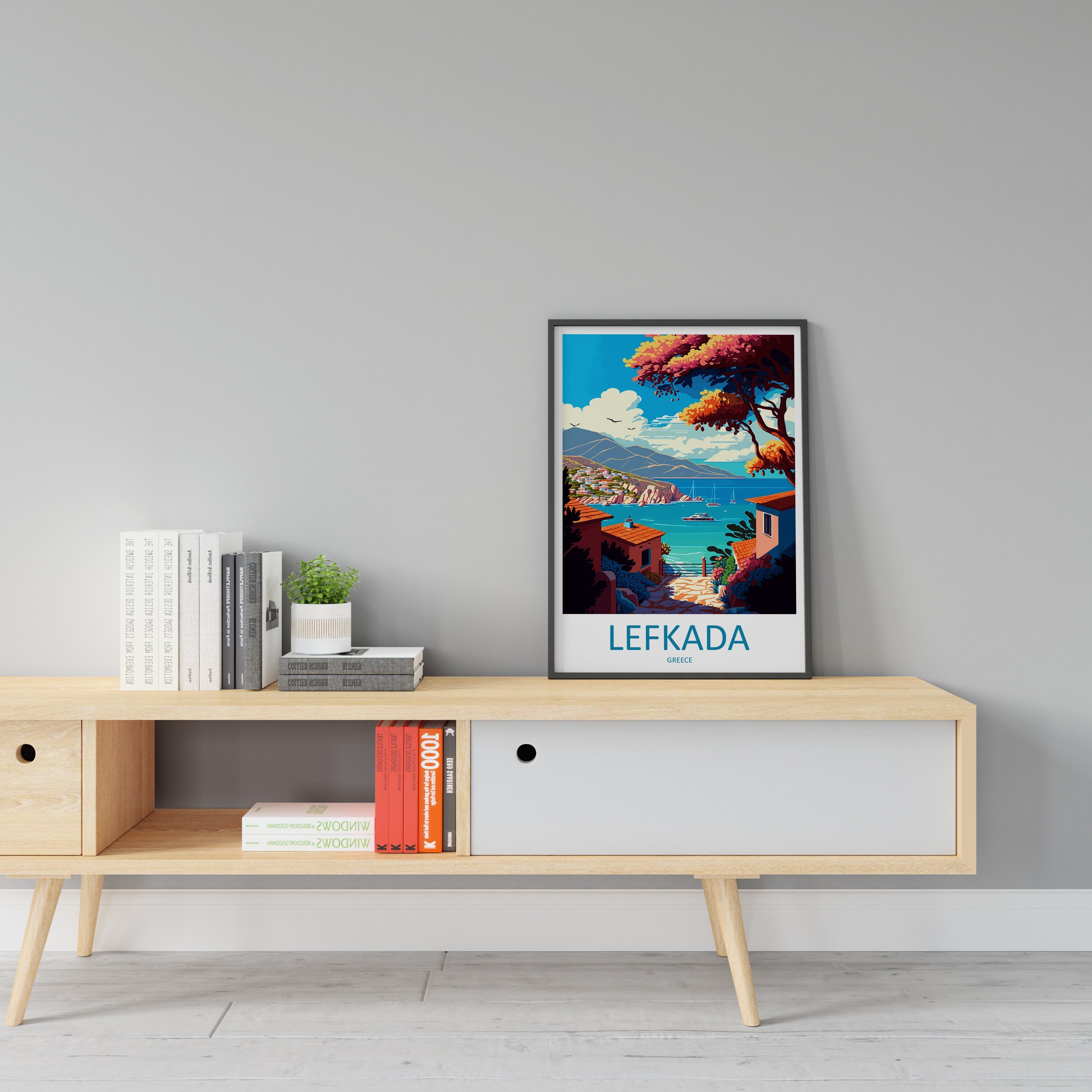 Lefkada Travel Print