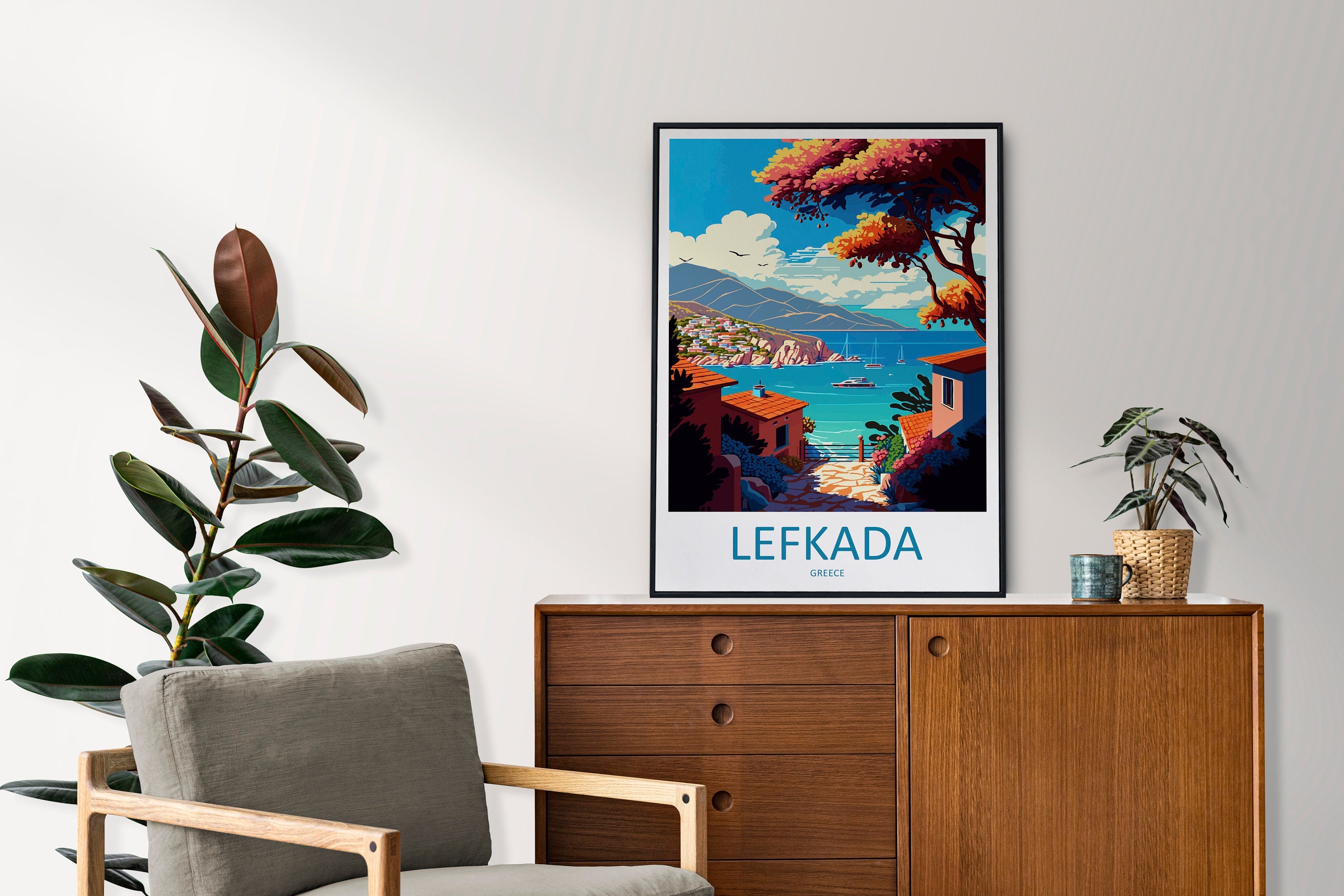 Lefkada Travel Print