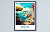 Milos Travel Print