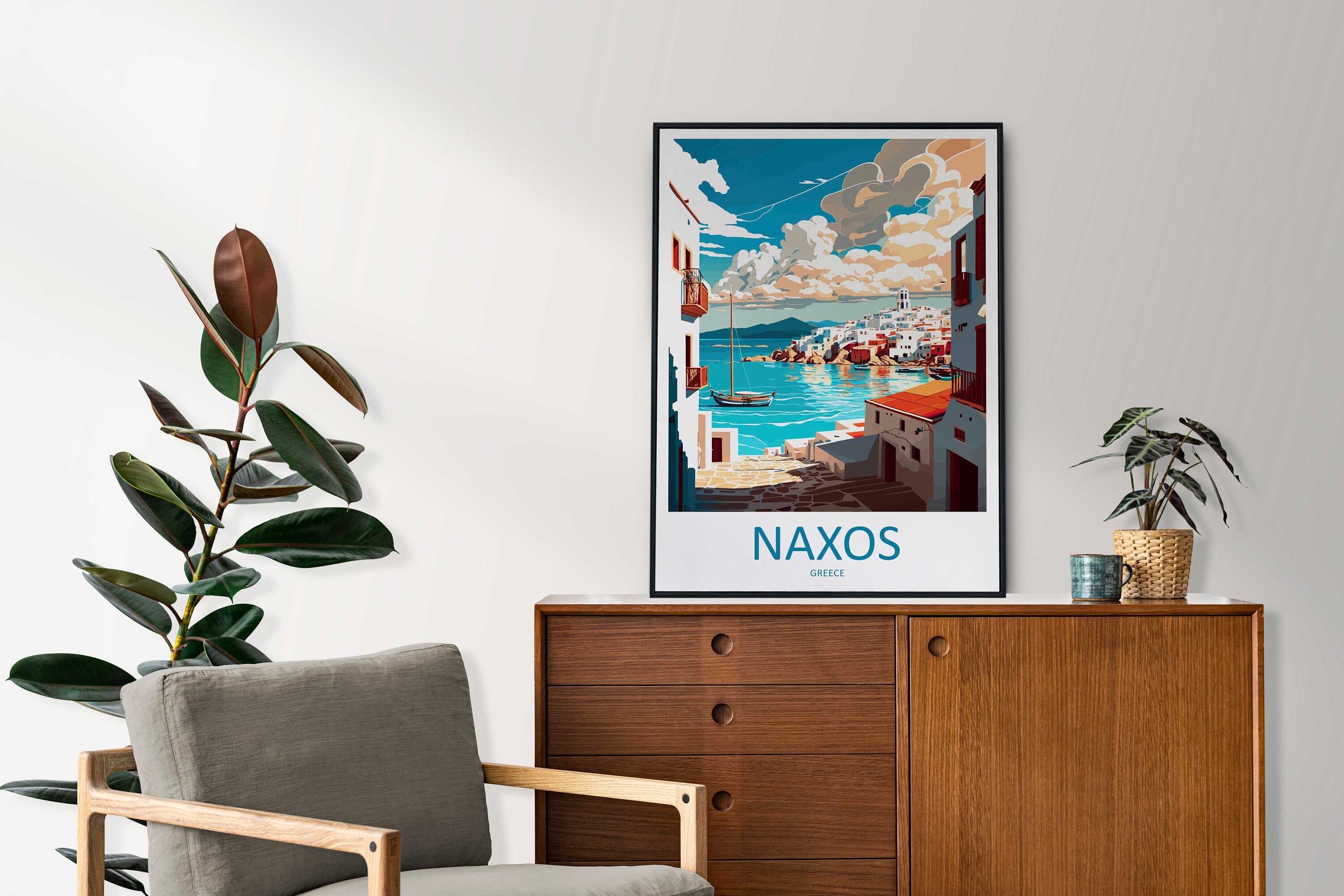 Naxos Travel Print