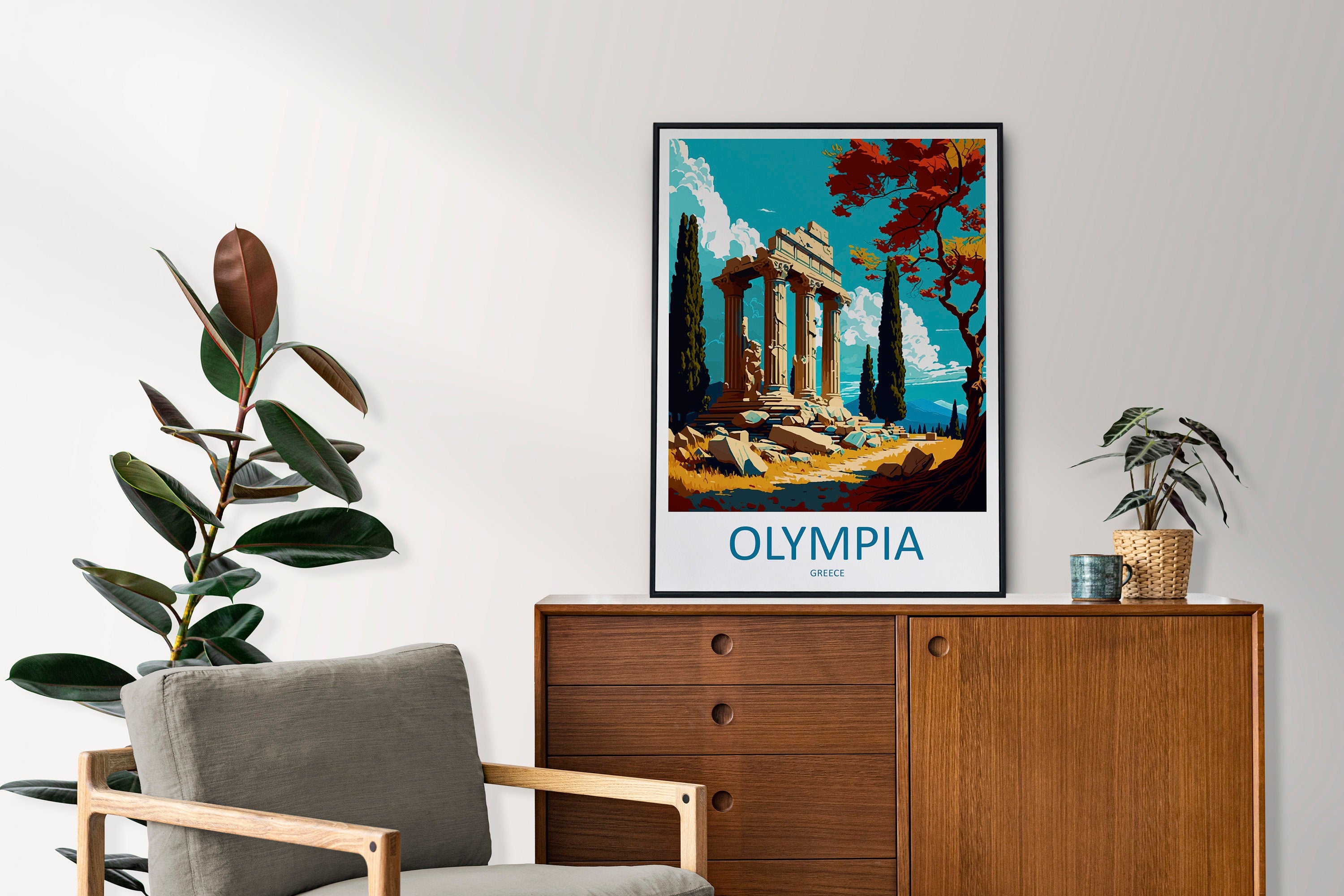 Olympia Travel Print