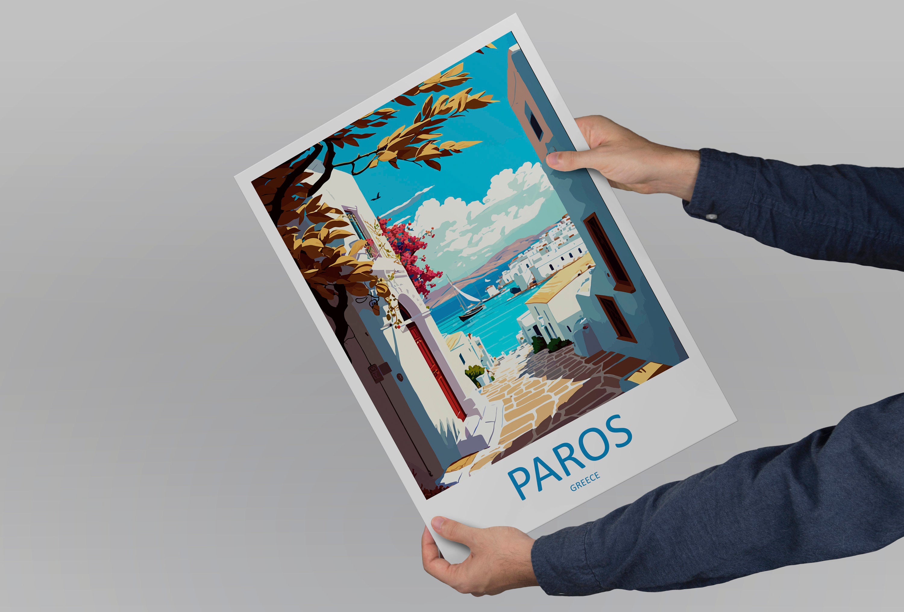 Paros Travel Print