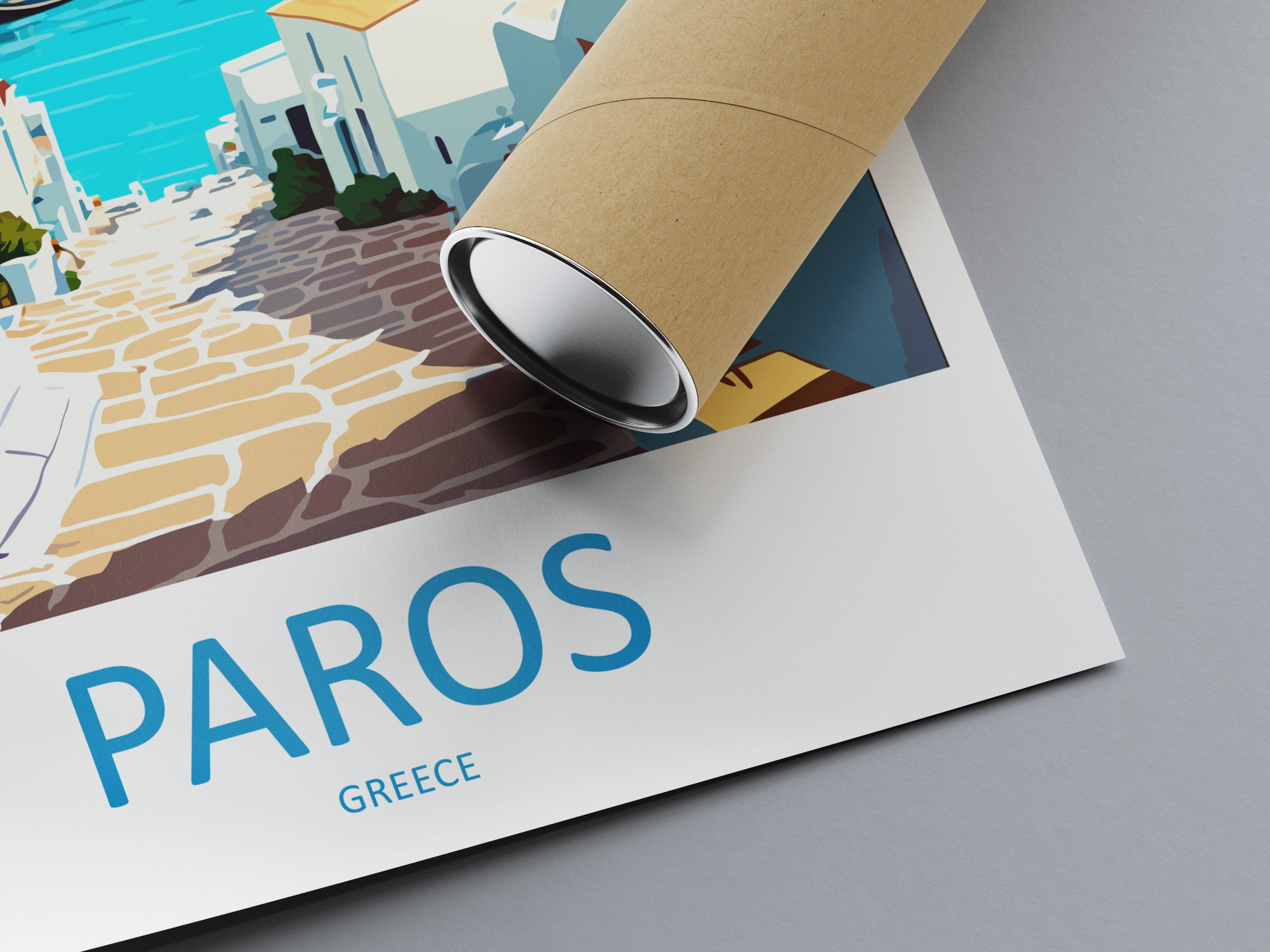 Paros Travel Print