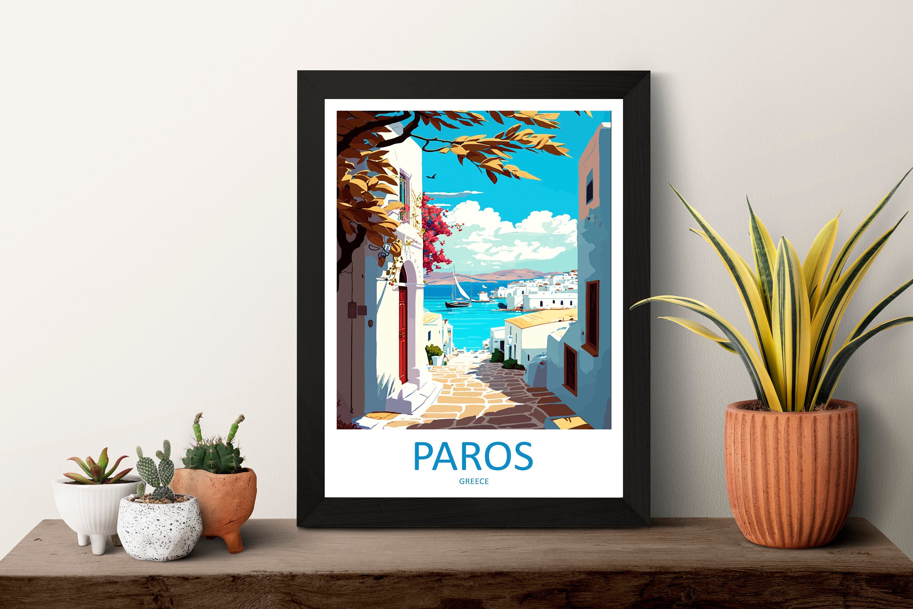 Paros Travel Print