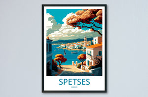 Spetses Travel Print