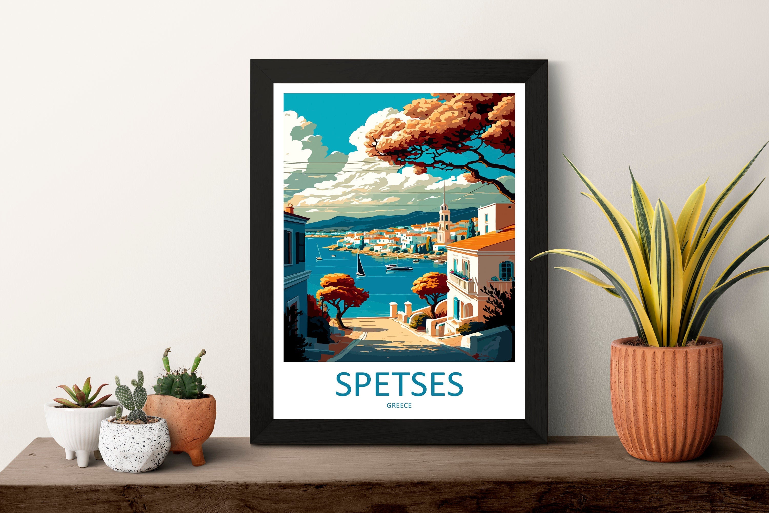 Spetses Travel Print