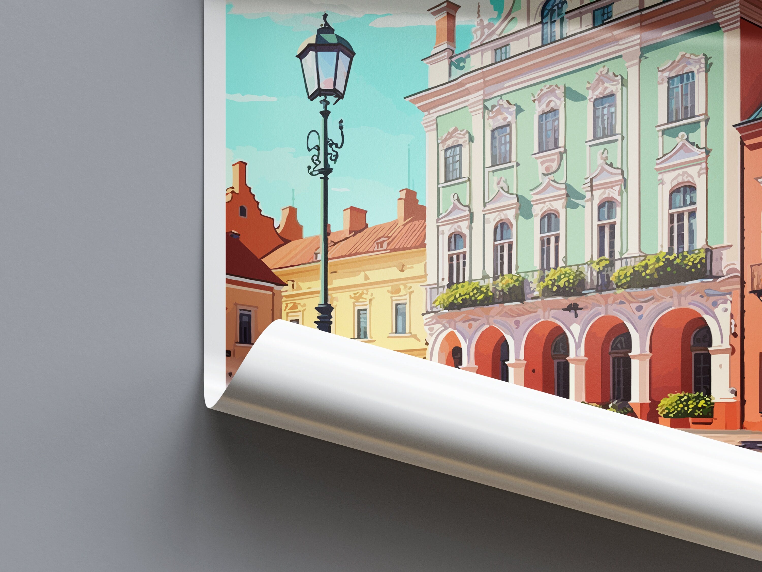 Zamosc Travel Print