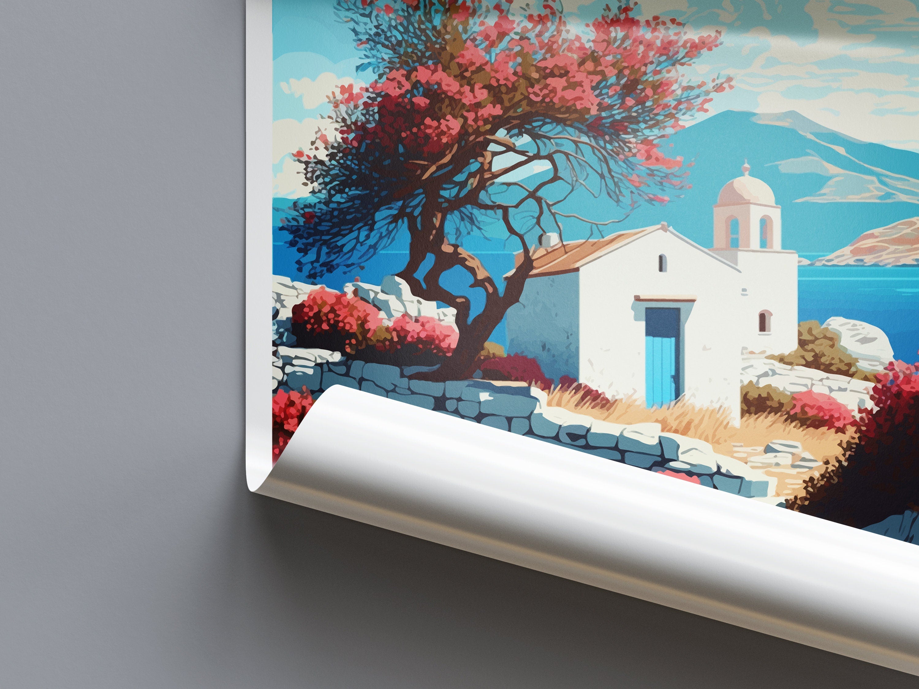 Amorgos Travel Print