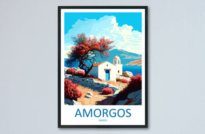 Amorgos Travel Print