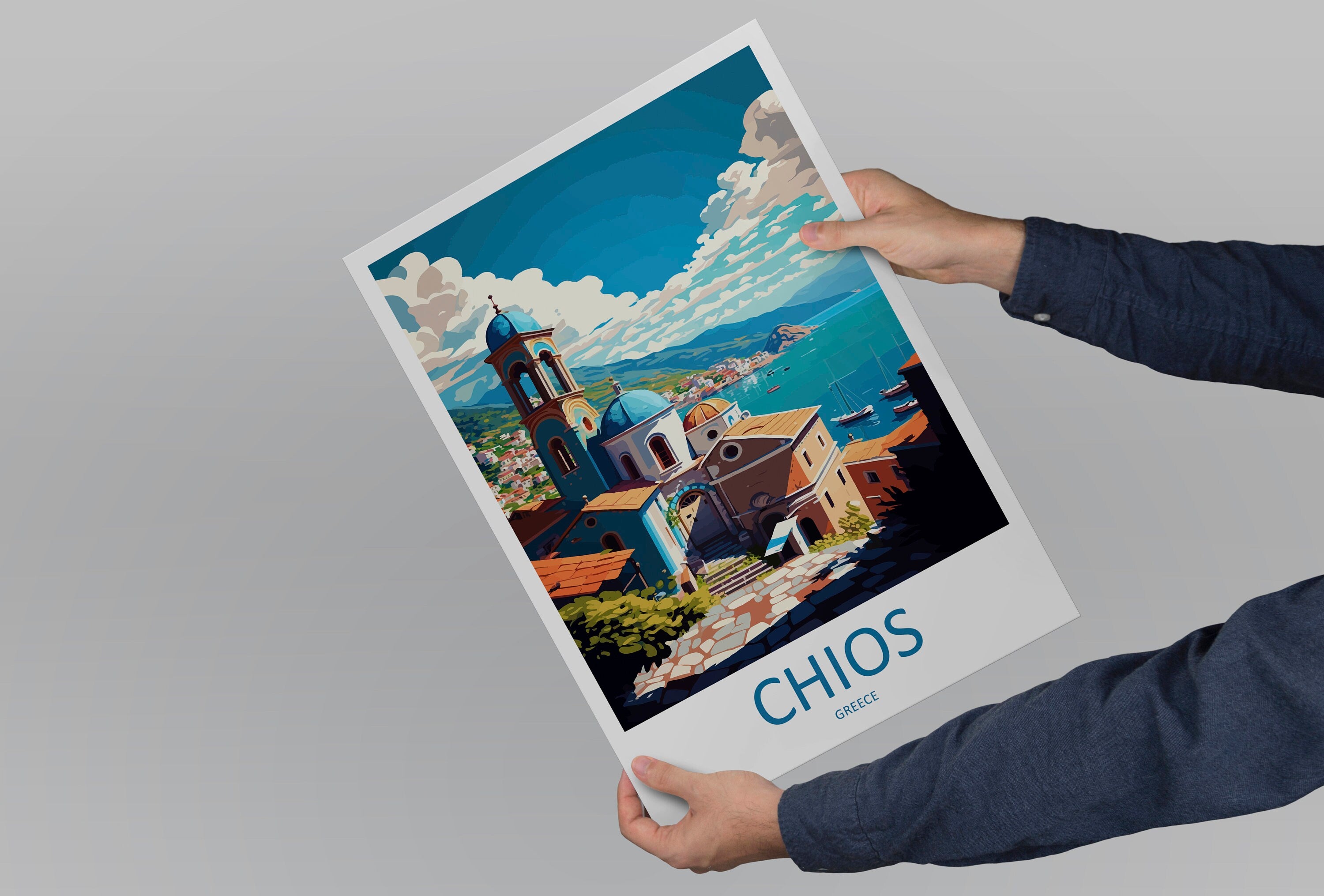 Chios Travel Print