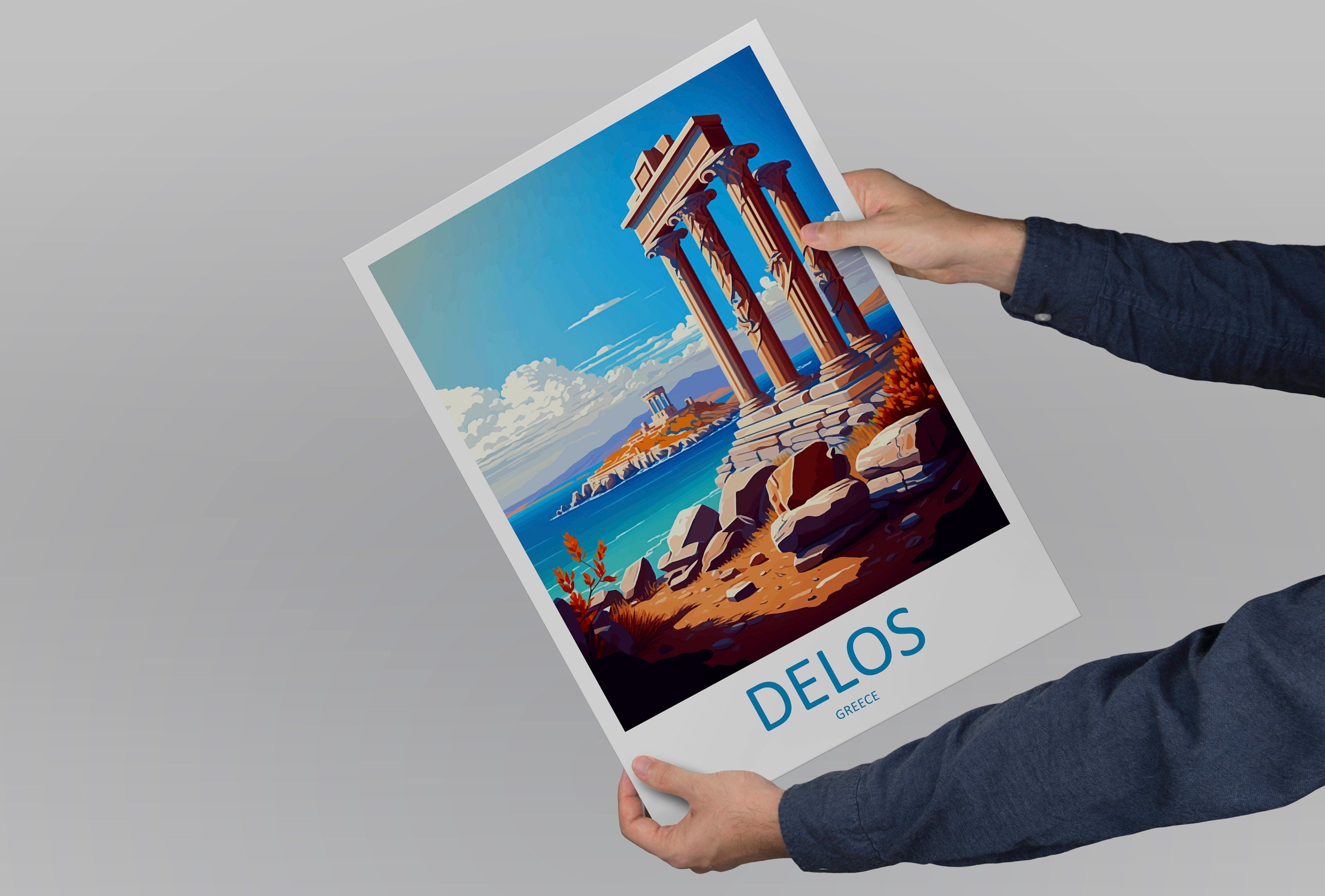 Delos Travel Print