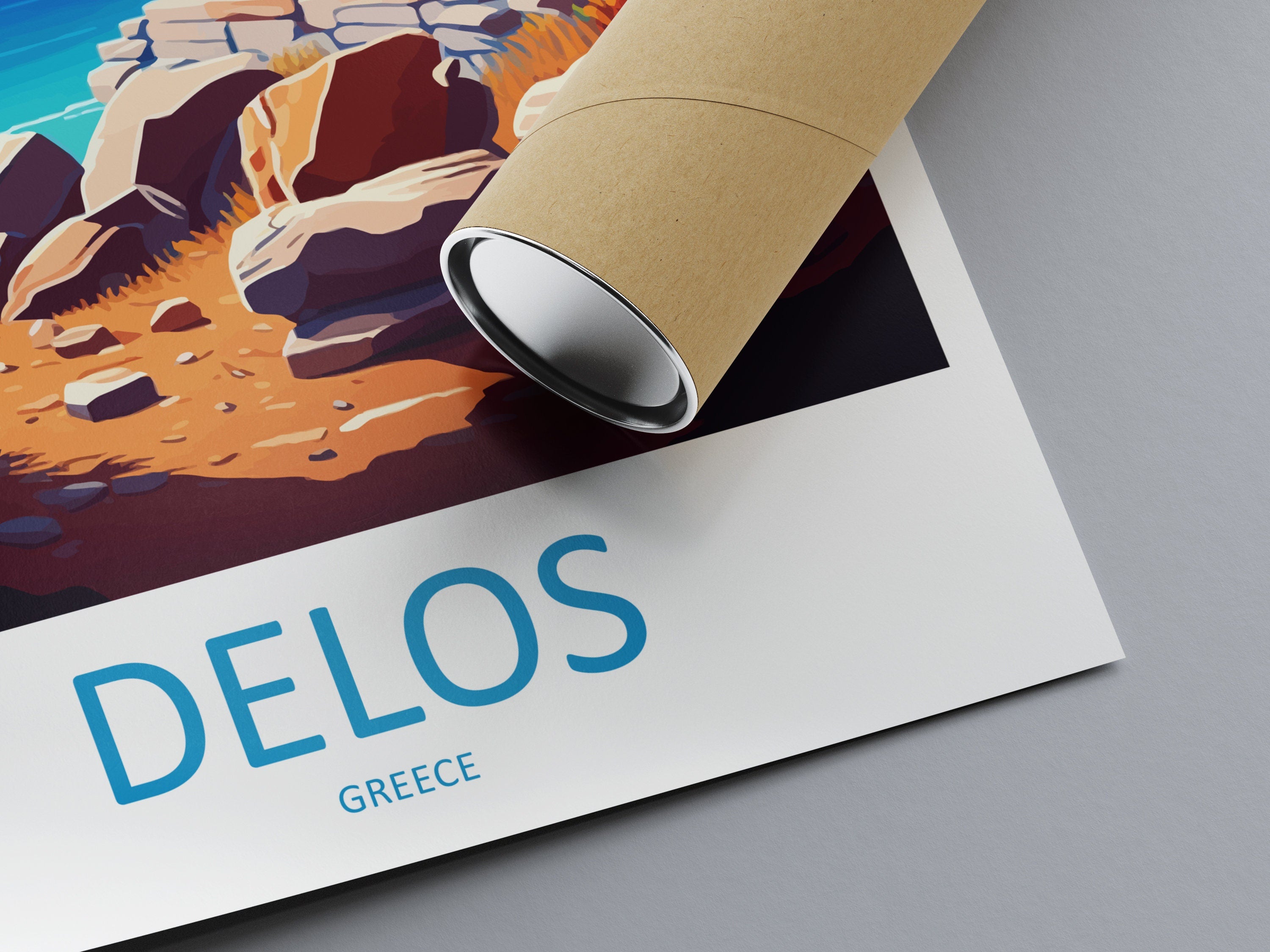 Delos Travel Print