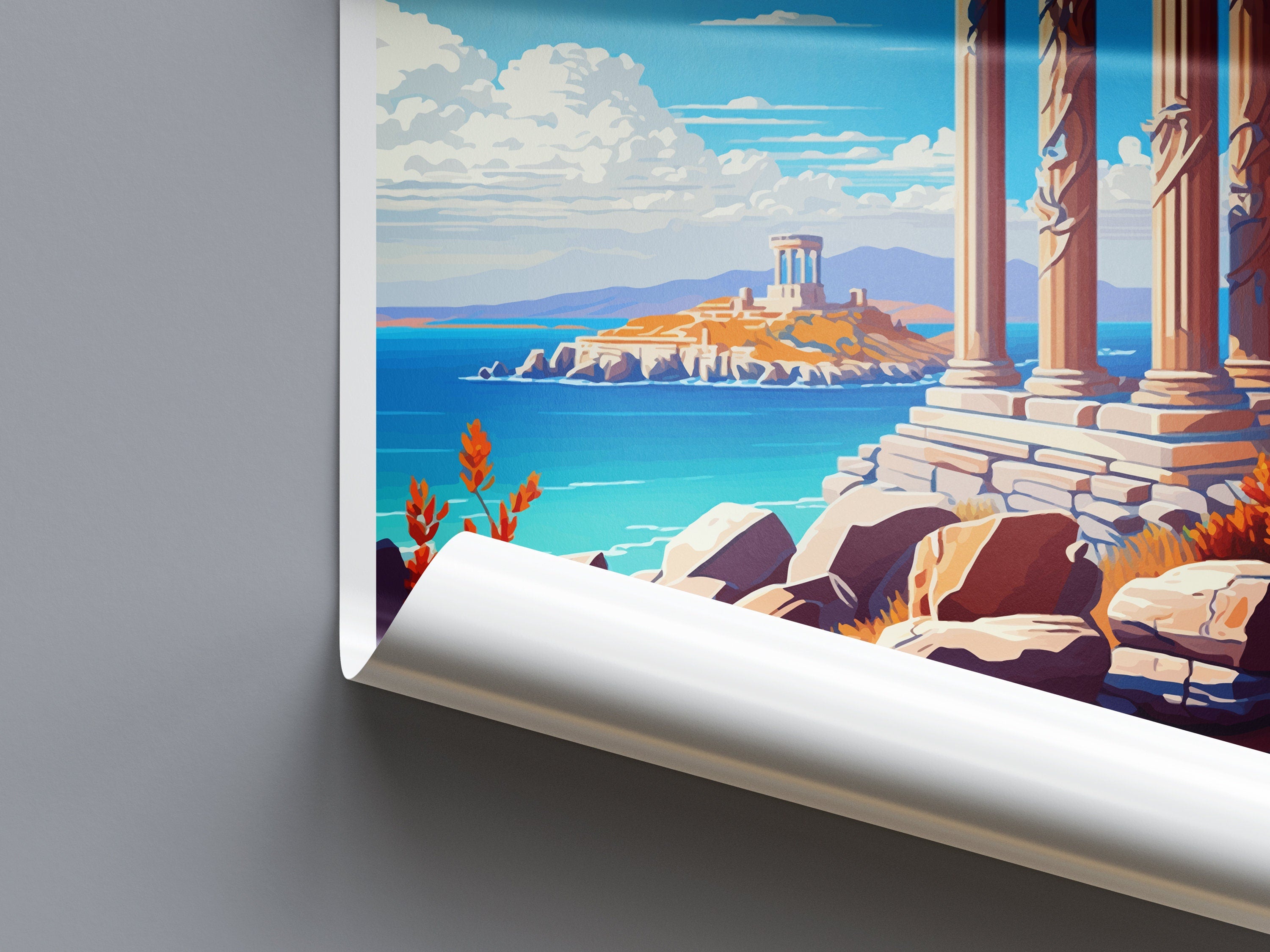 Delos Travel Print