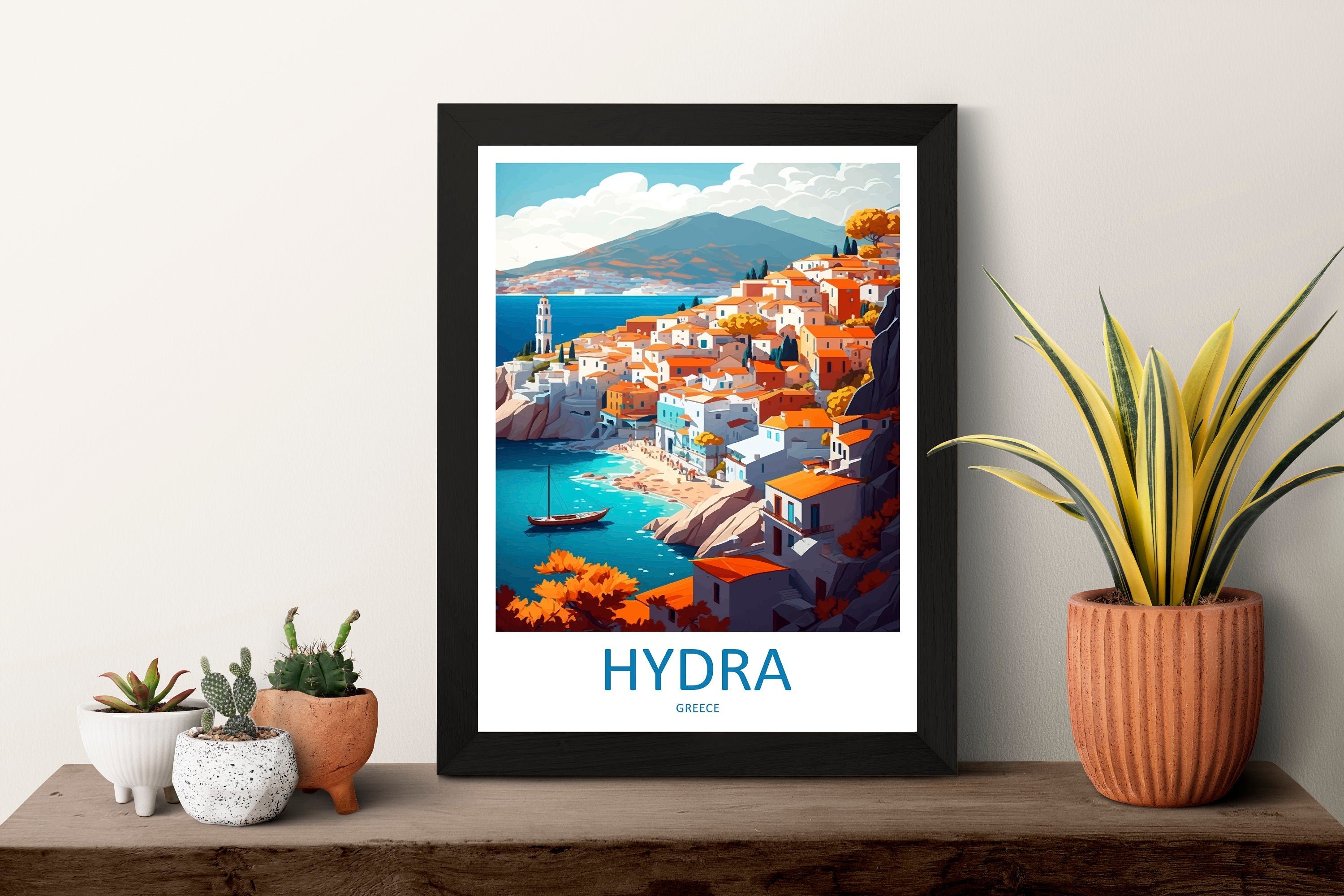 Hydra Travel Print