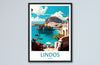 Lindos Travel Print