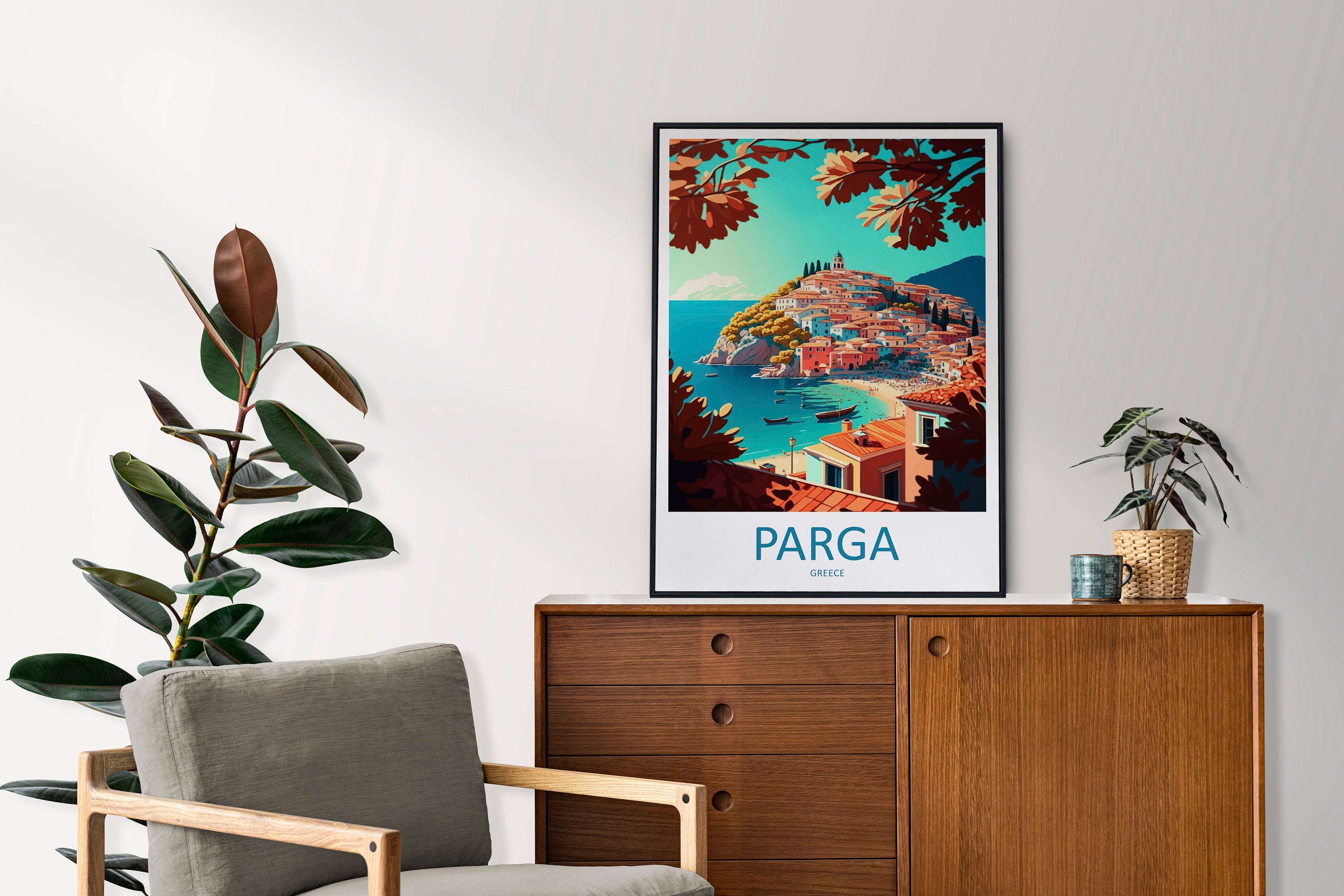 Parga Travel Print