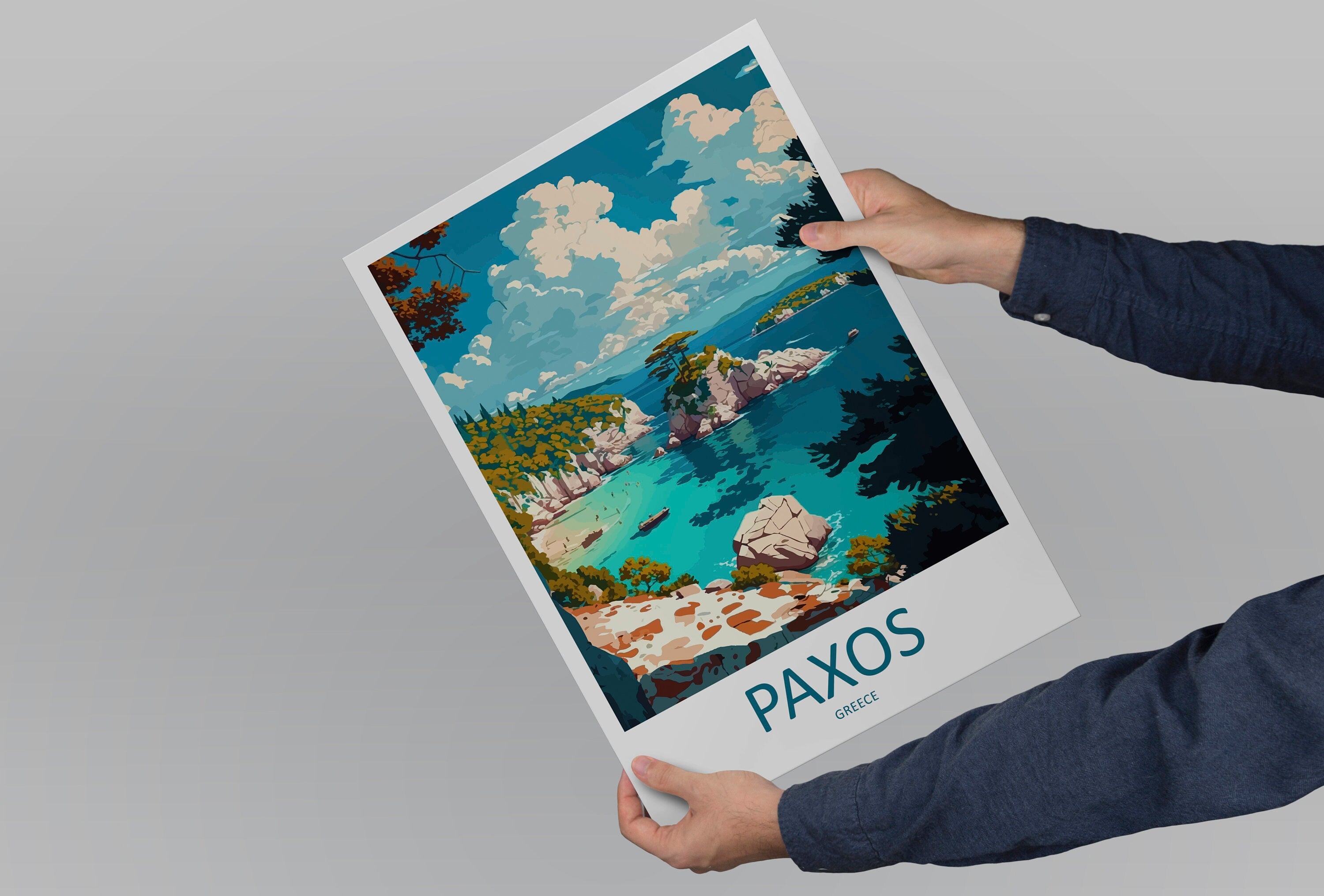 Paxos Travel Print