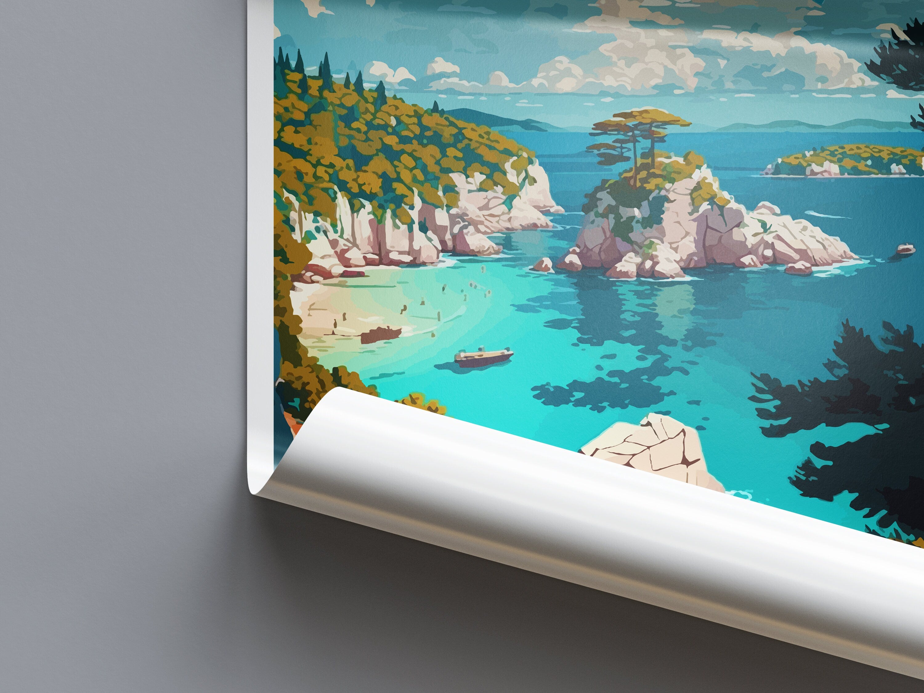 Paxos Travel Print