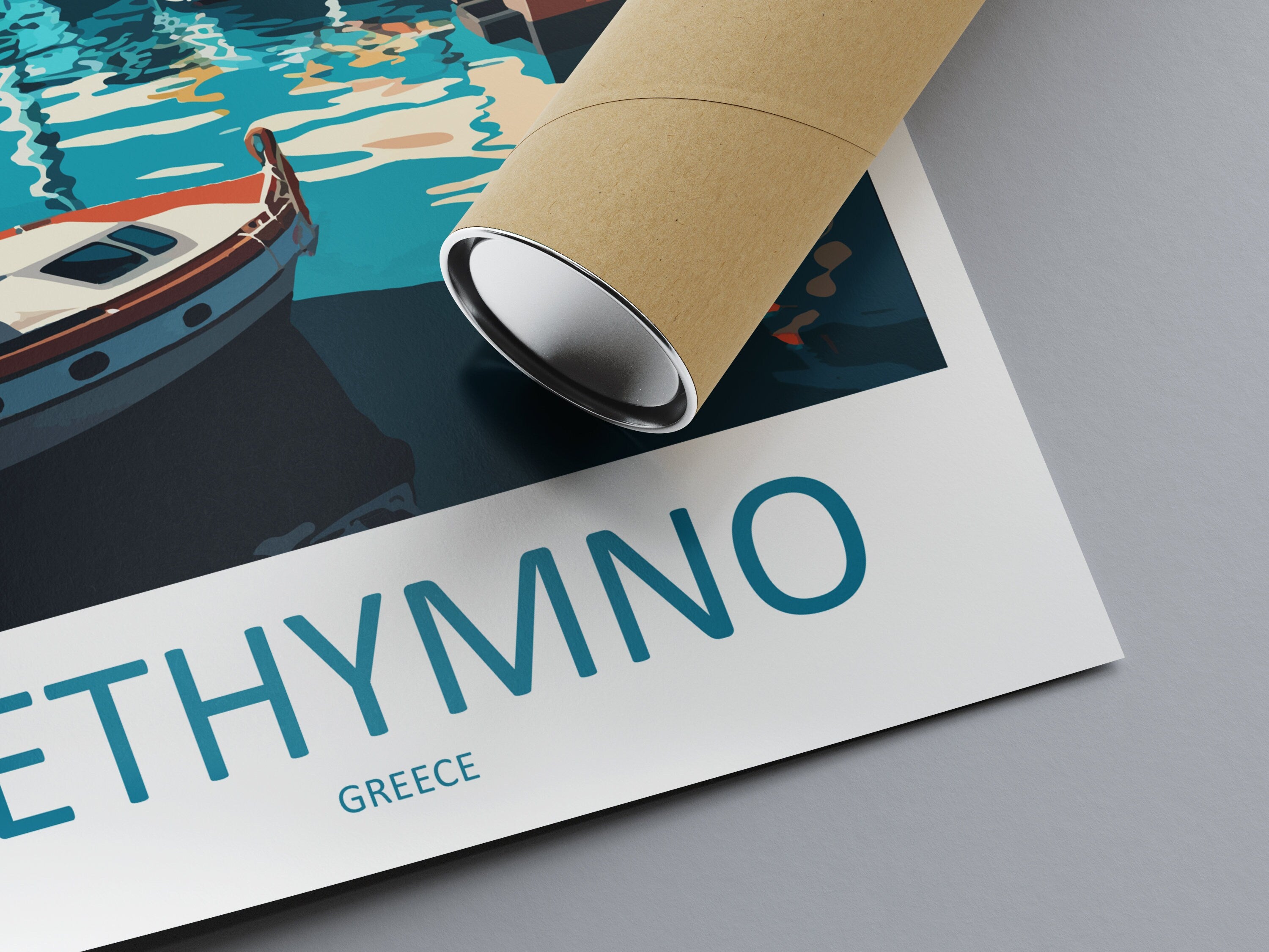 Rethymno Travel Print