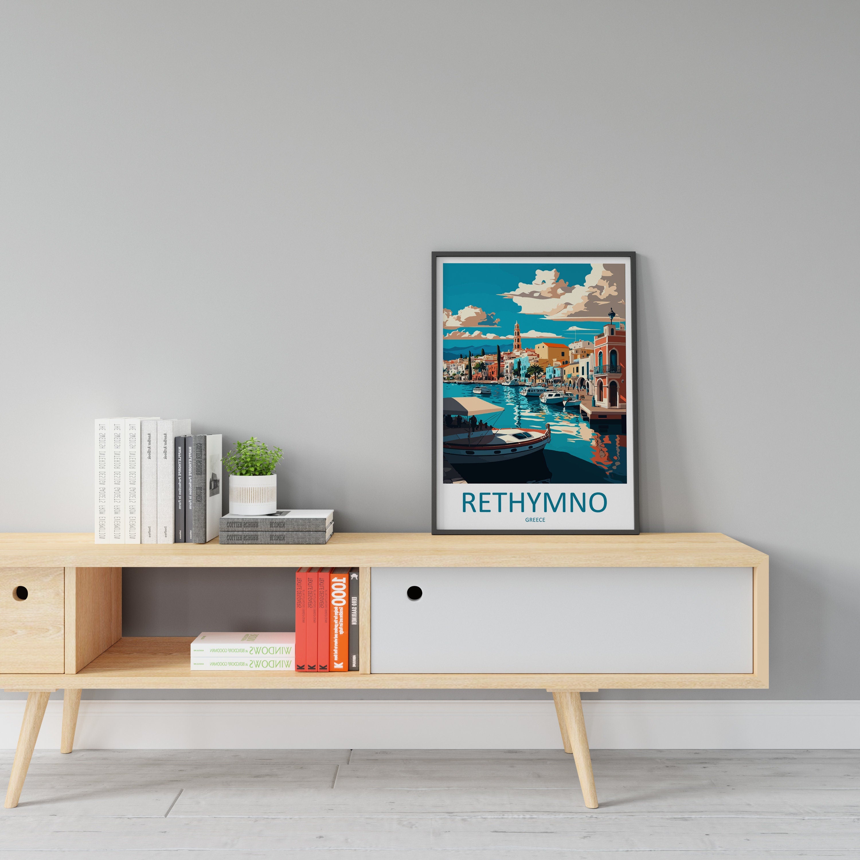 Rethymno Travel Print