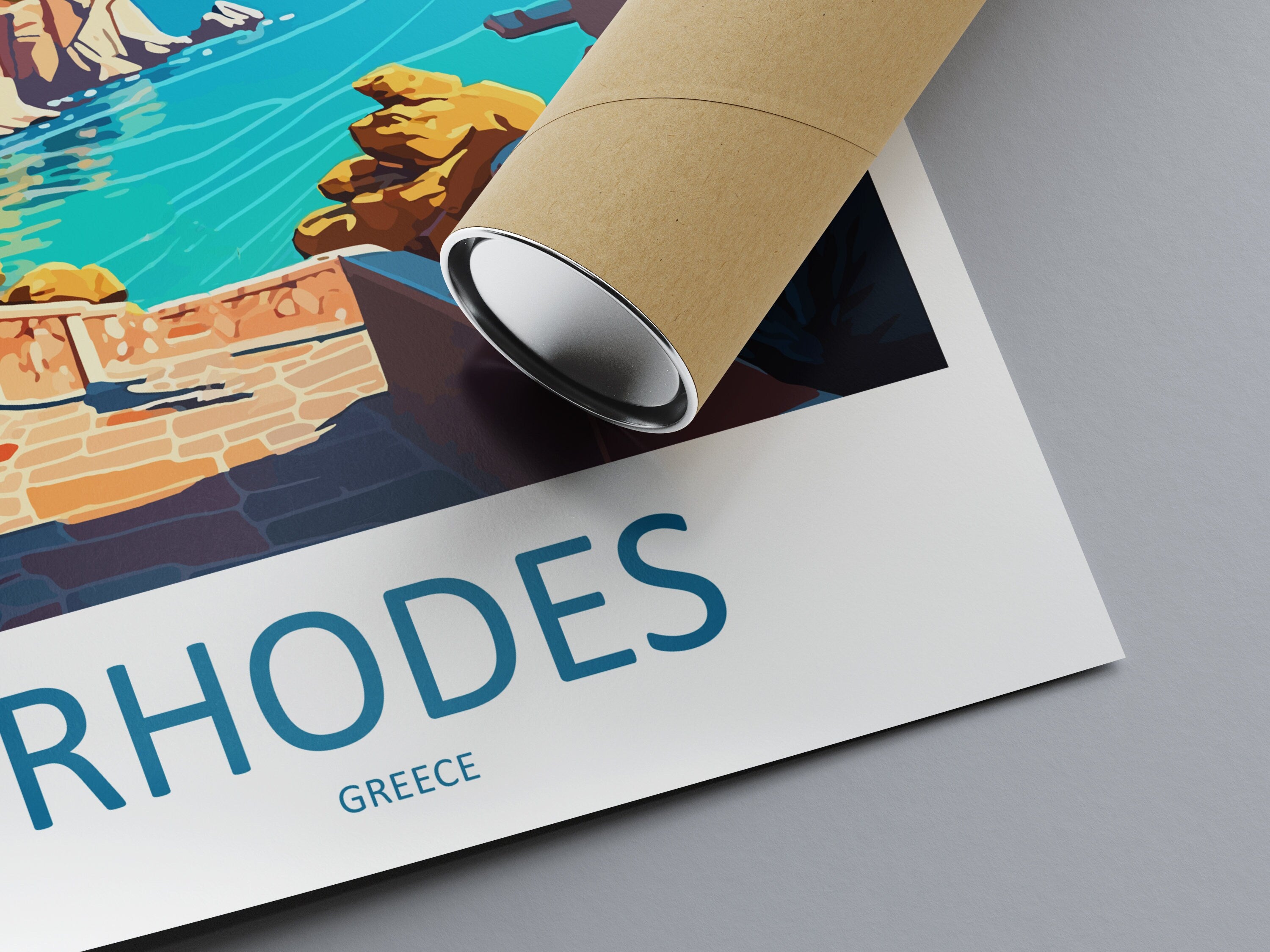 Rhodes Travel Print