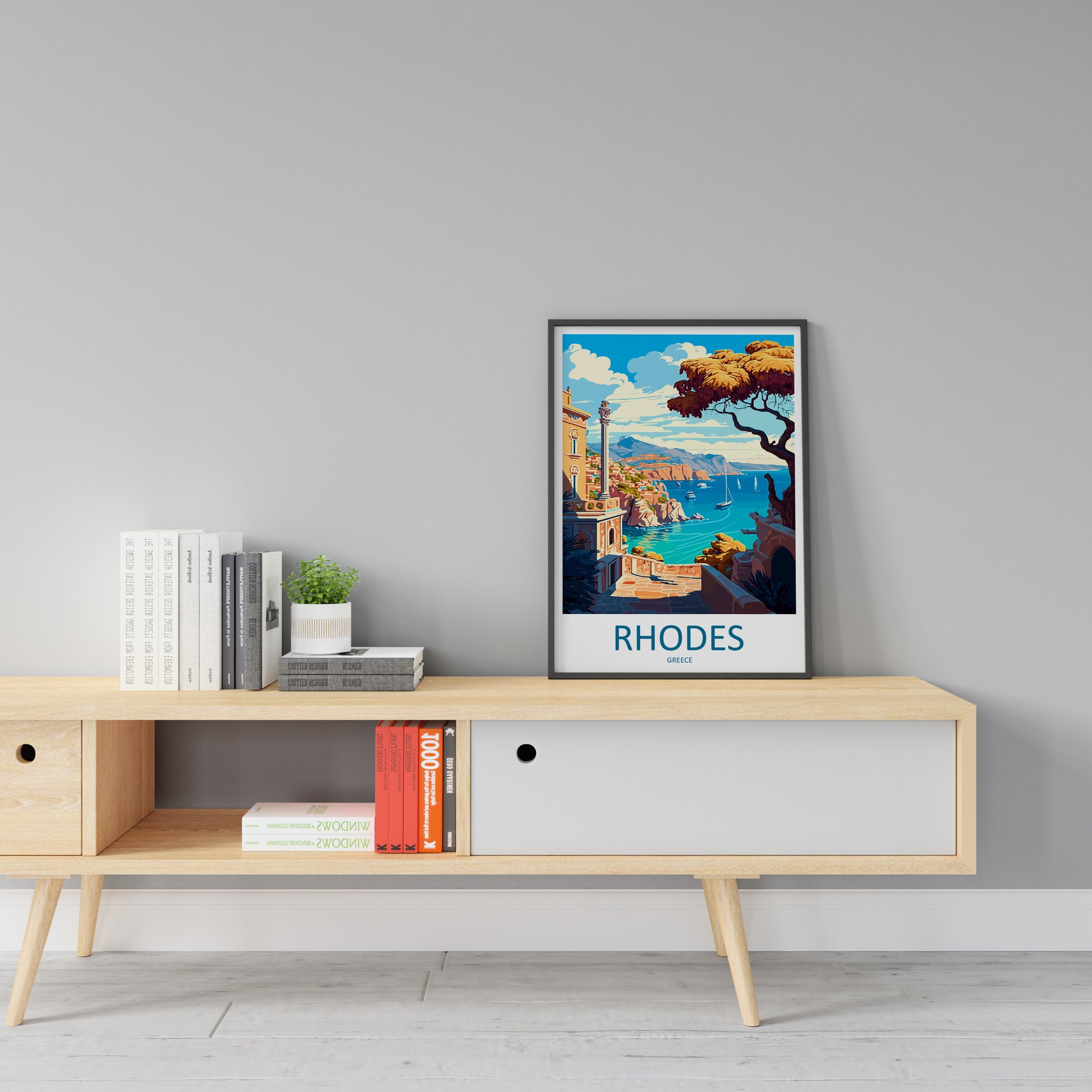 Rhodes Travel Print