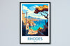 Rhodes Travel Print