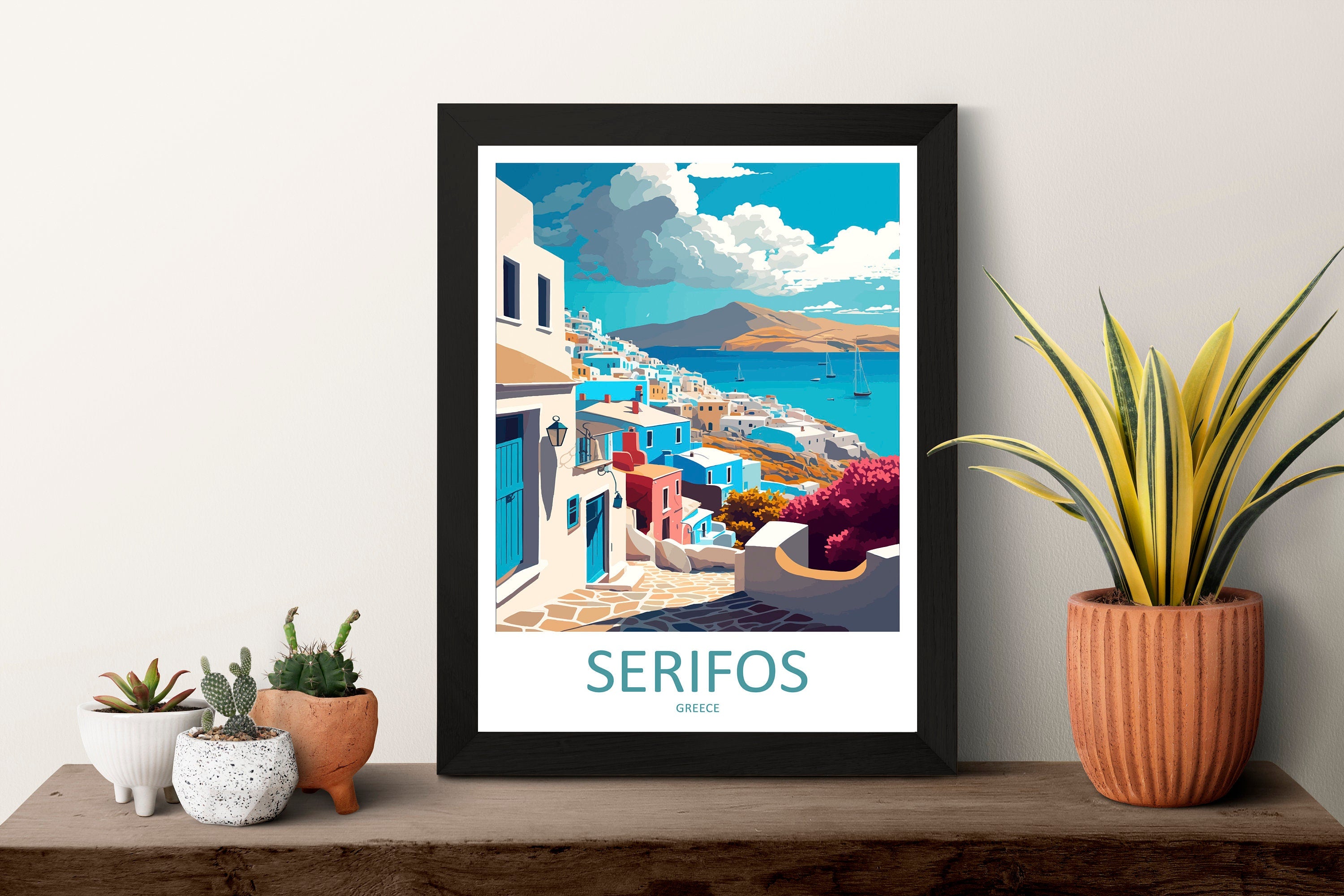 Serifos Travel Print