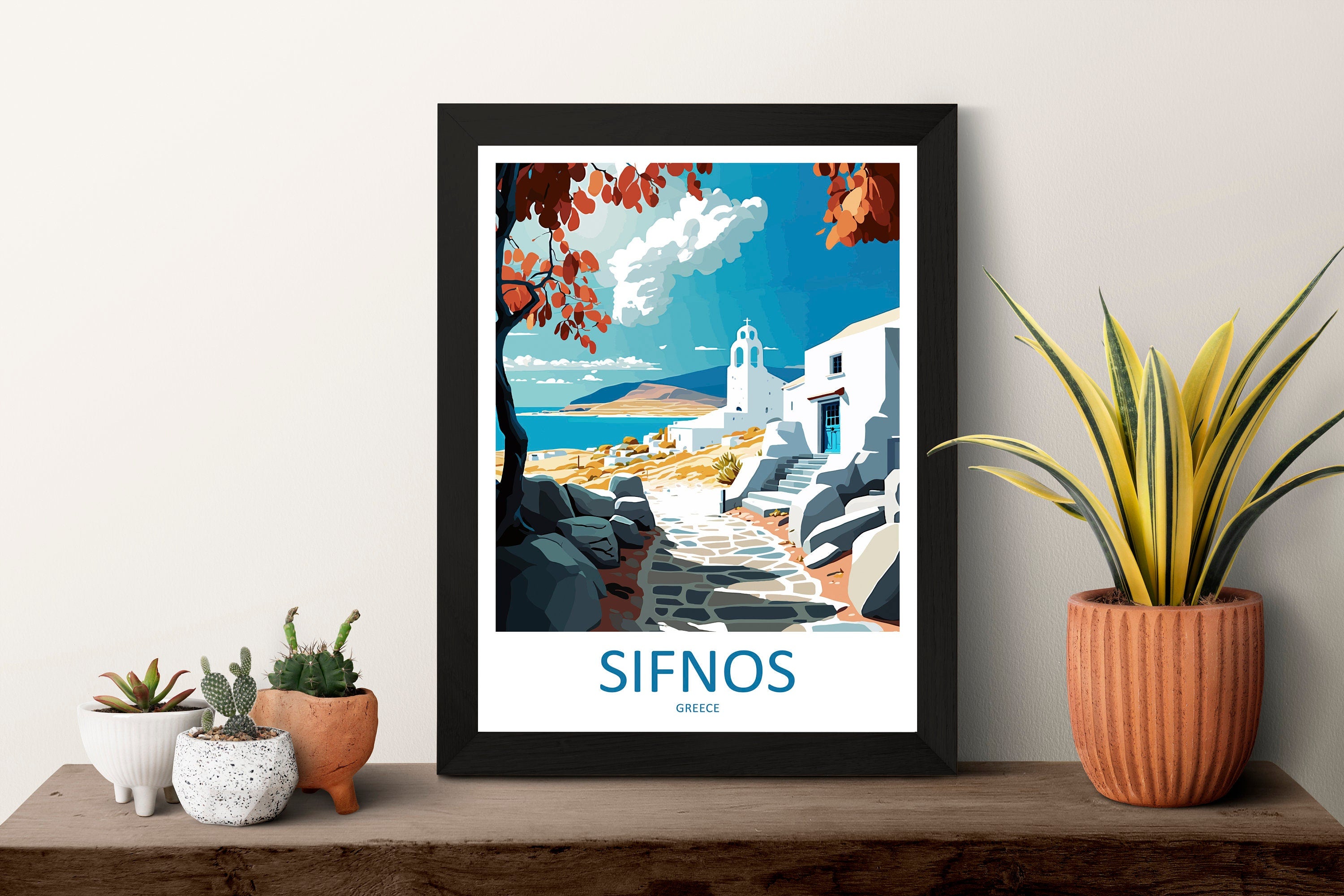 Sifnos Travel Print