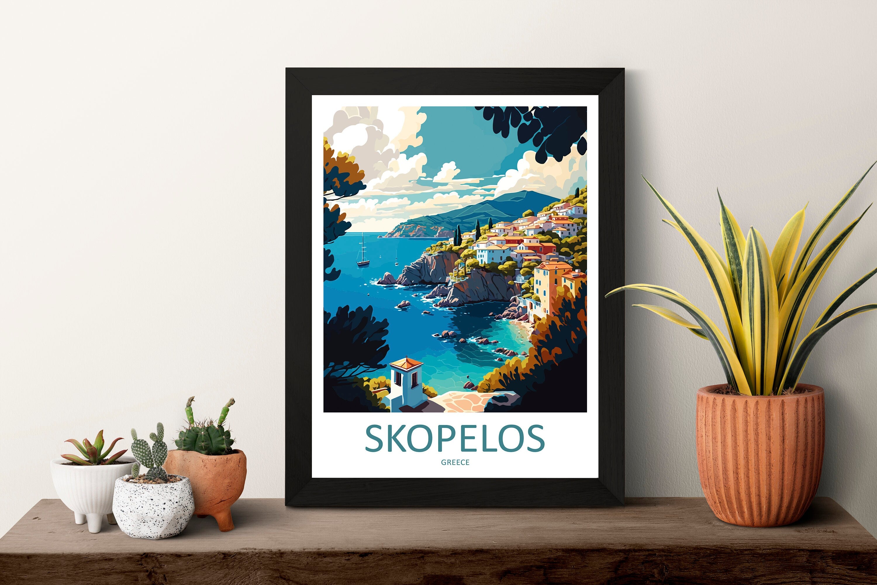 Skopelos Travel Print