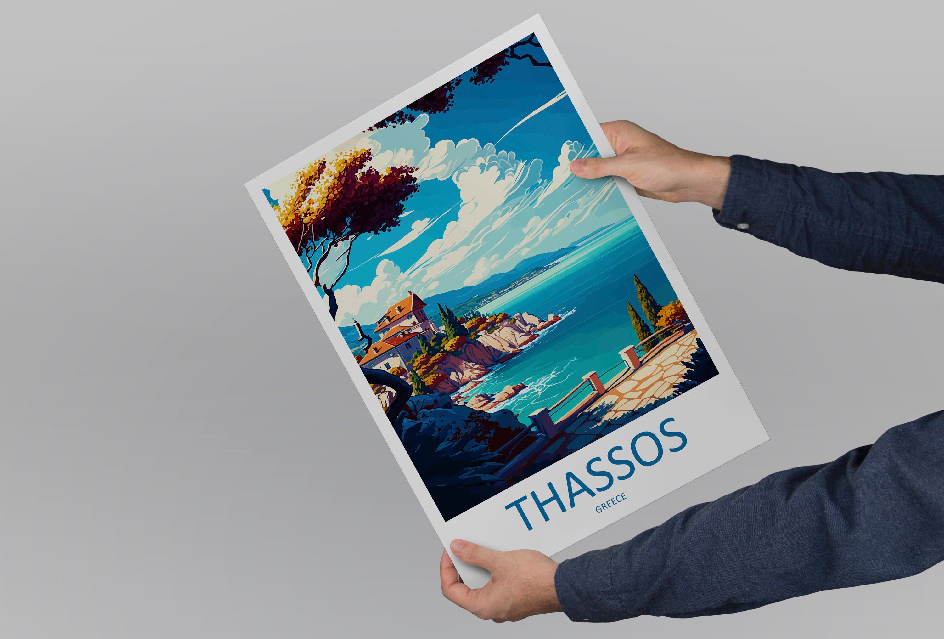 Thassos Travel Print